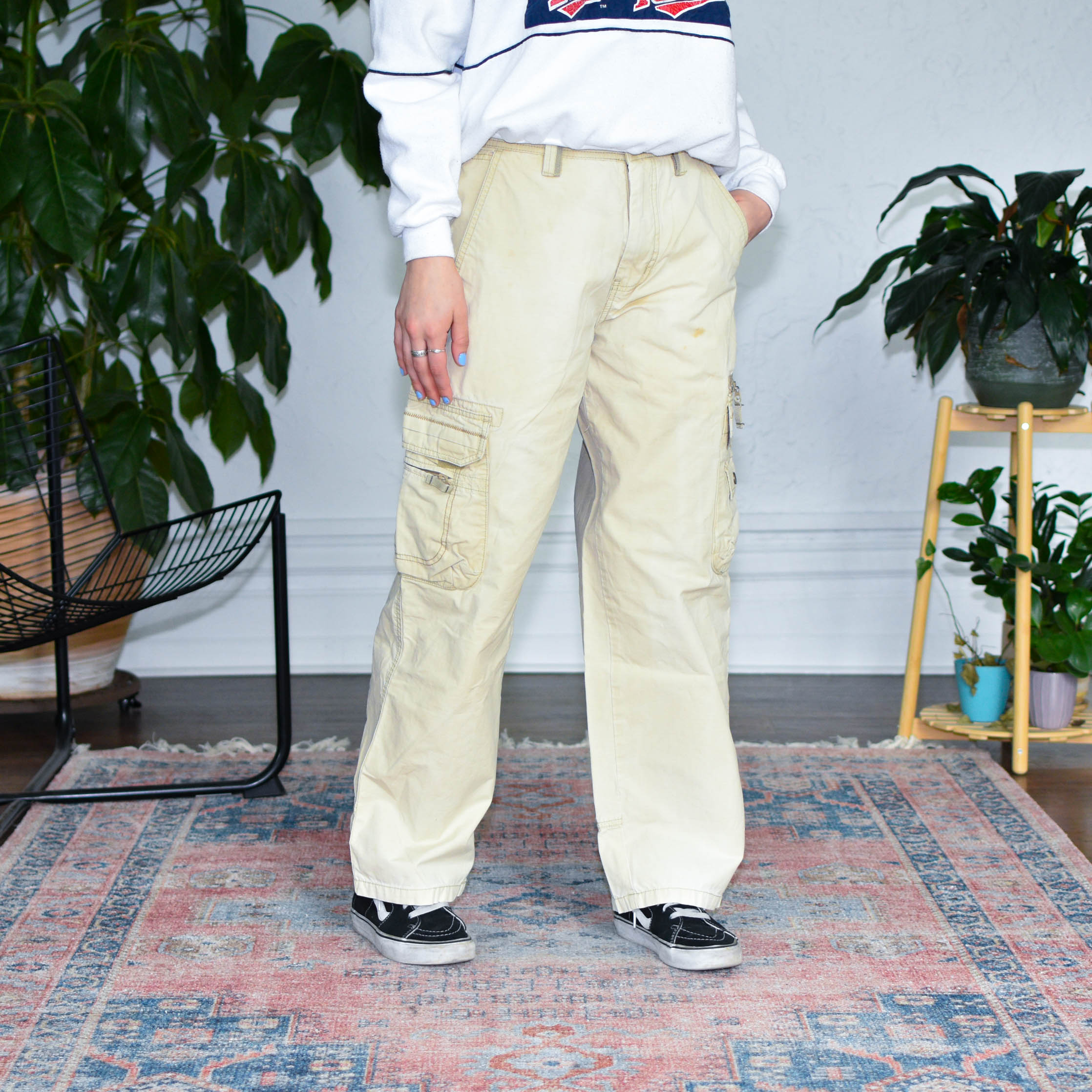 Vintage Unionbay Cream Cargo Pants