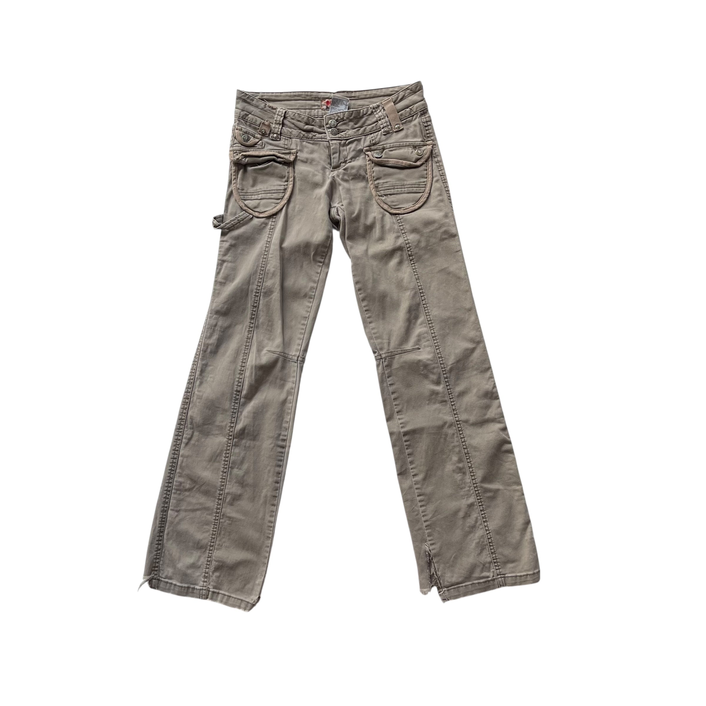 Vintage Y2K No Boundaries Flare Cargo Pants