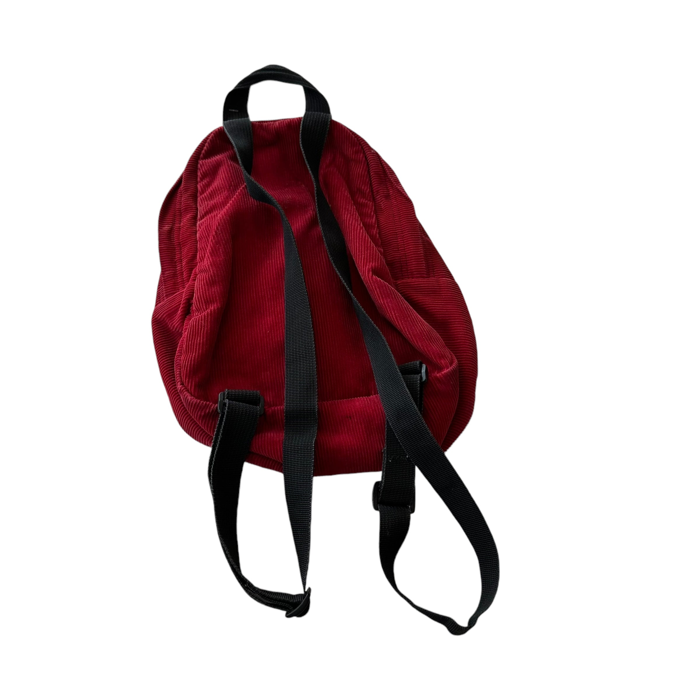 Vintage Jansport Red Corduroy Mini Backpack