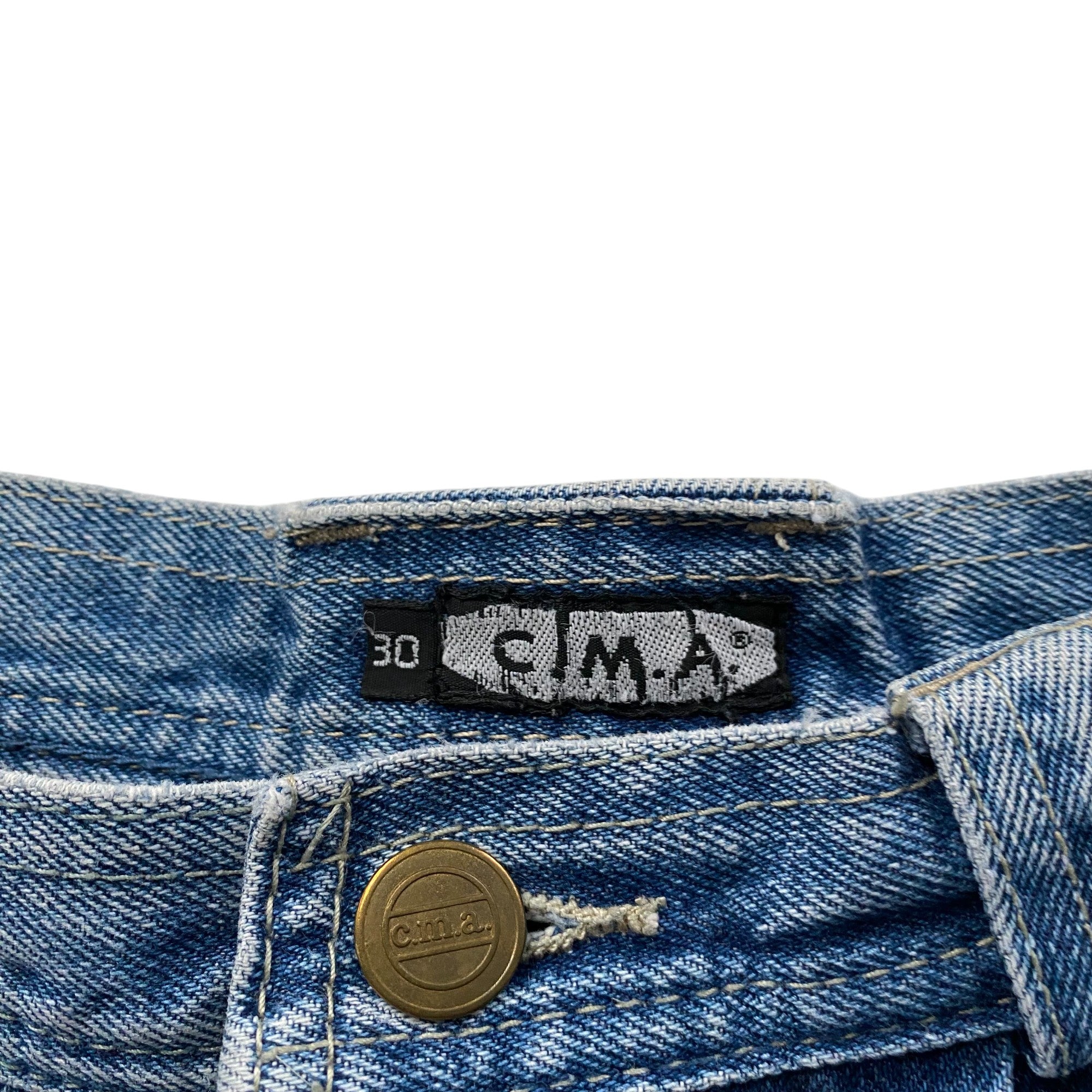Vintage C.M.A. Pocket Detail High-waisted Jeans