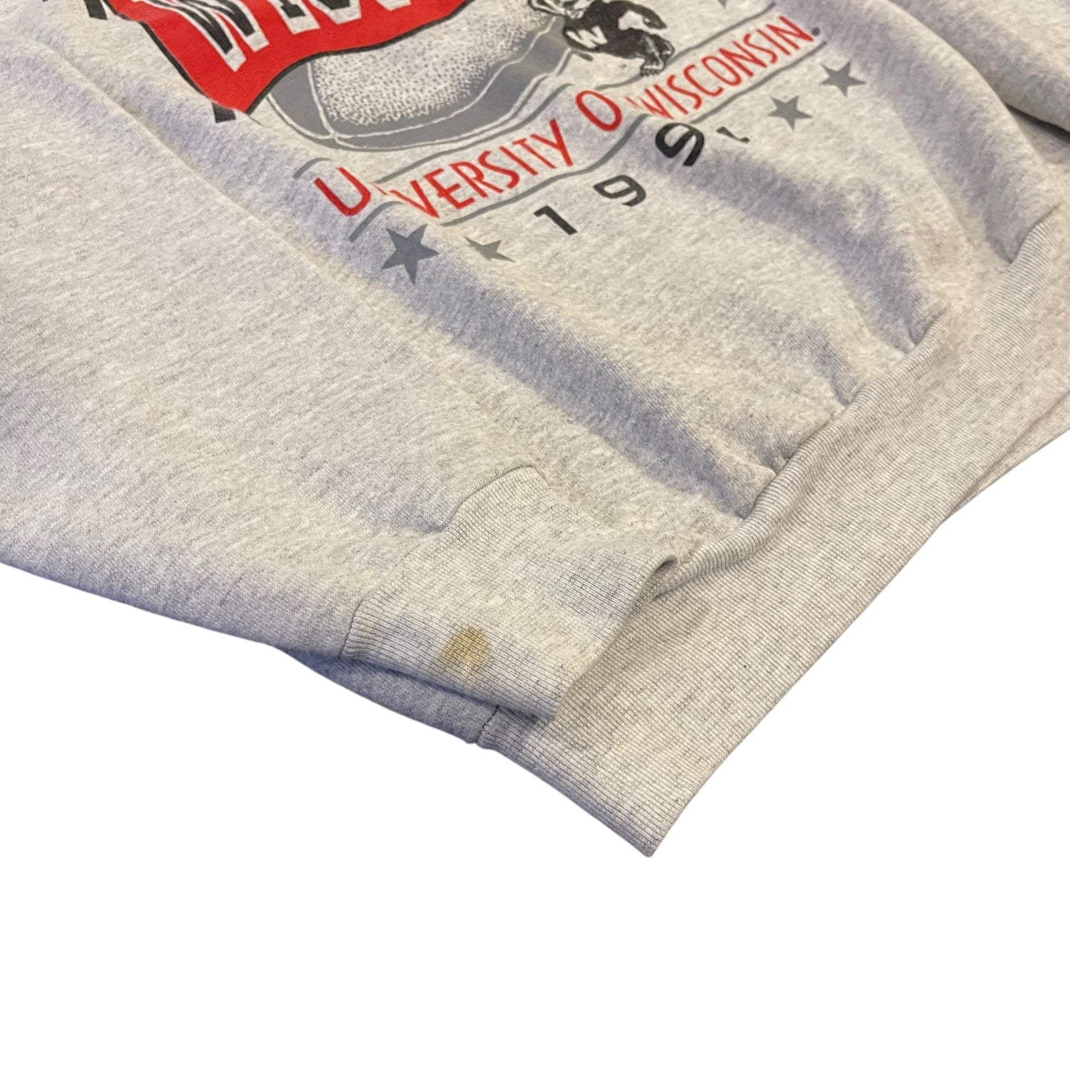 Vintage Long Sleeve Wisconsin Badgers Rose Bowl Crewneck Sweatshirt
