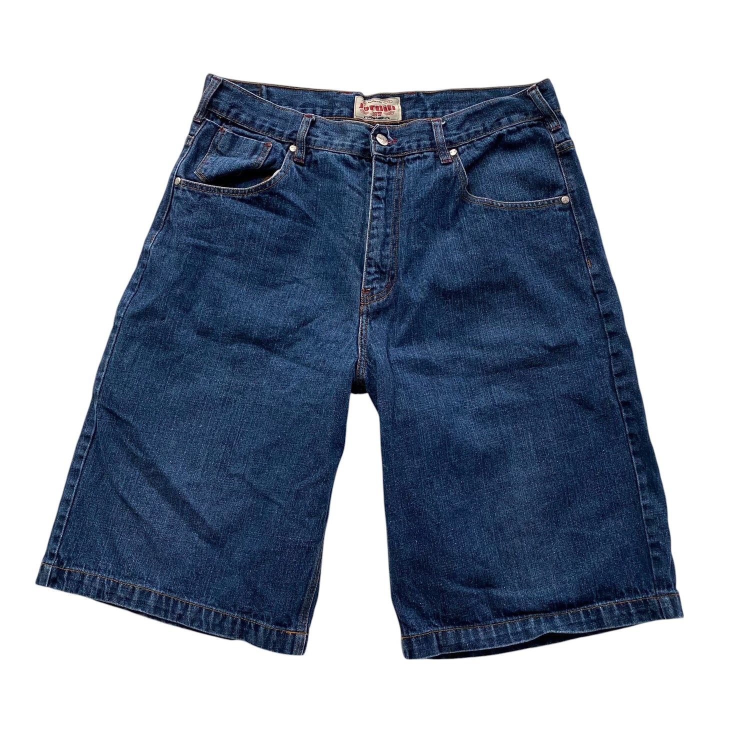 Y2k Jordin Dark Wash Pocket Detail Jorts