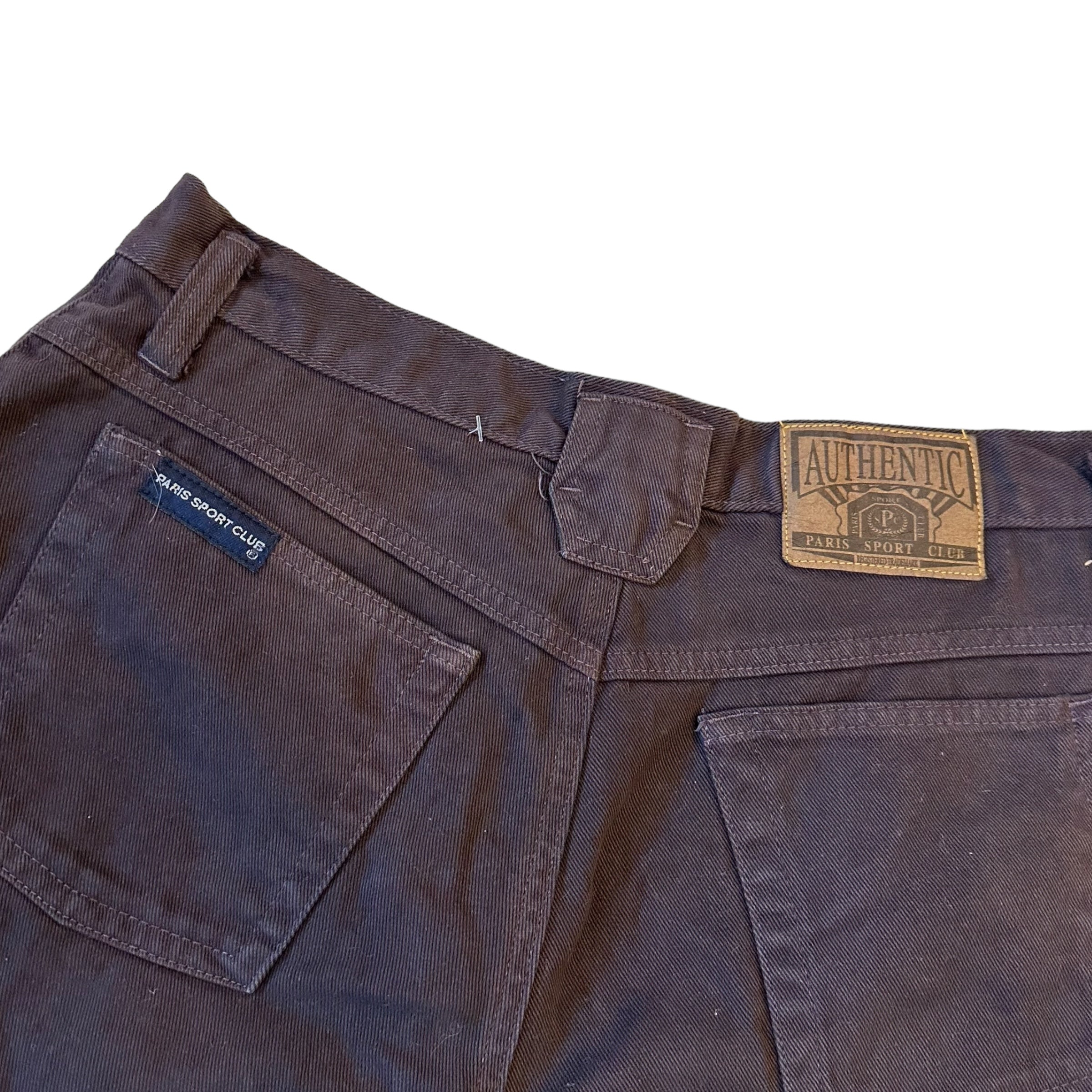 Vintage Paris Sport Club Purple Jorts