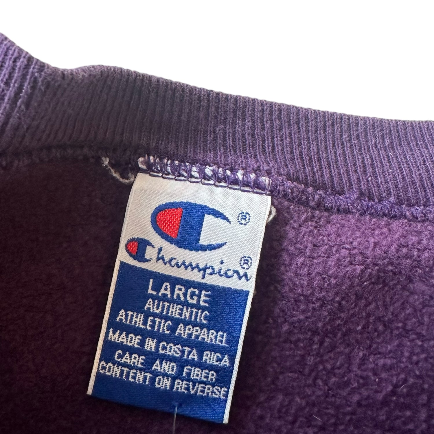 Vintage Champion Purple Crewneck