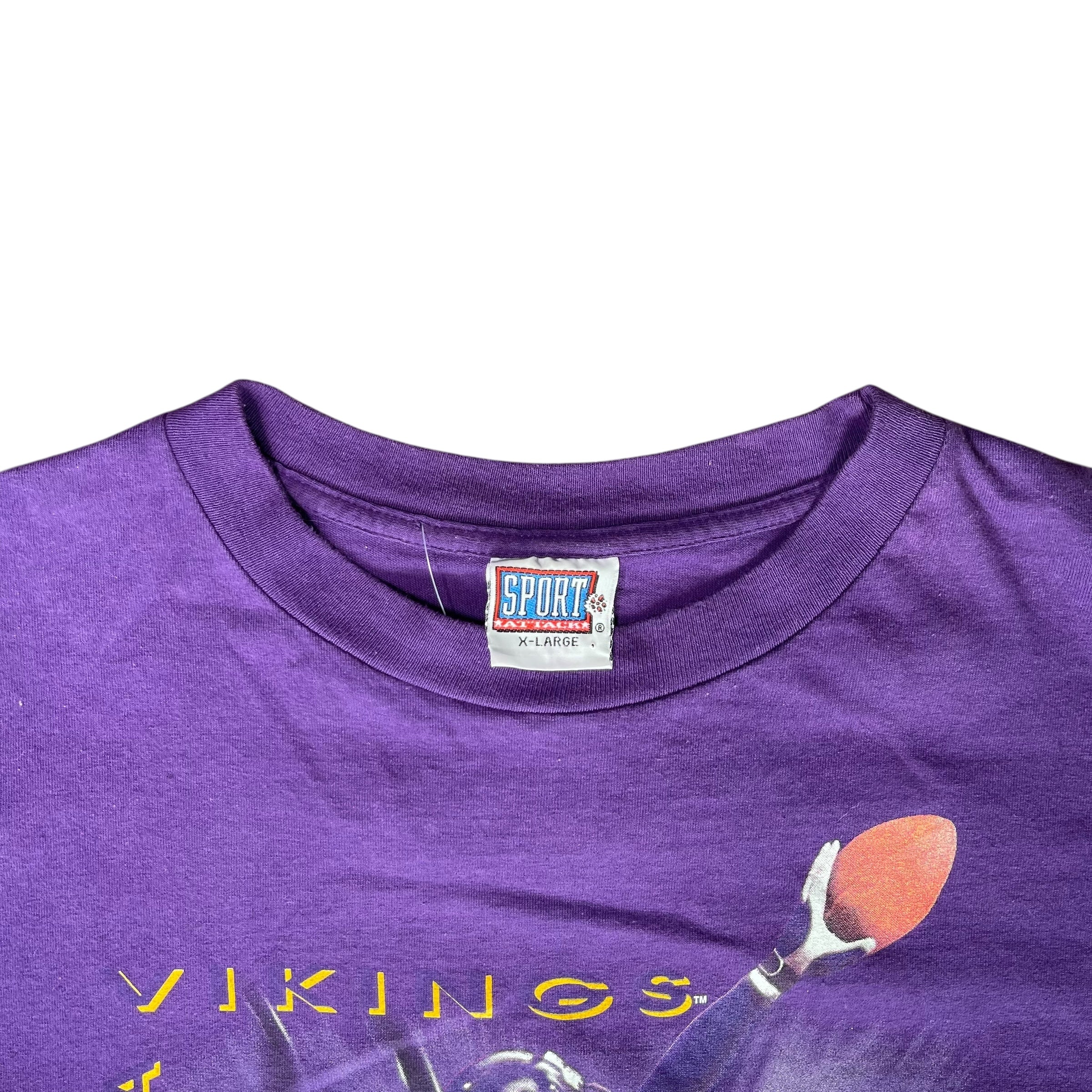 Vintage 1998 Minnesota Vikings Randy Moss Graphic T-Shirt