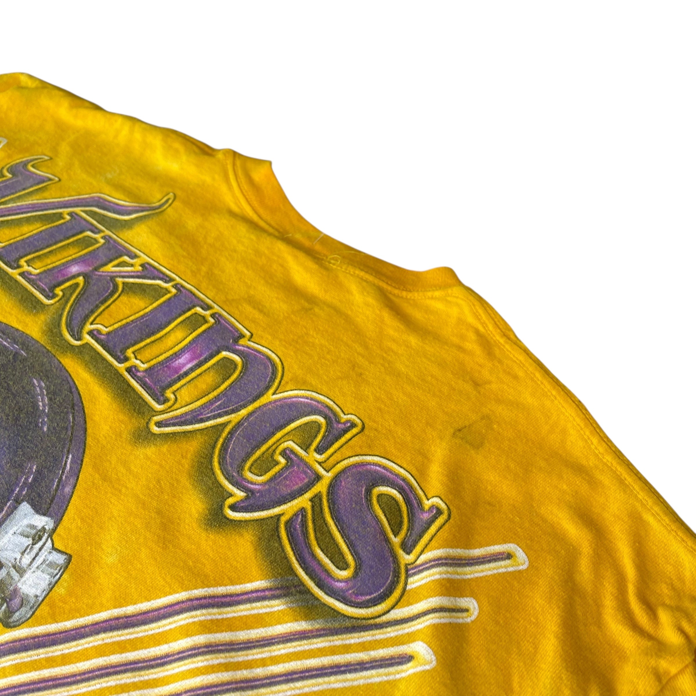 Vintage Minnesota Vikings Tie Dye Logo T-Shirt
