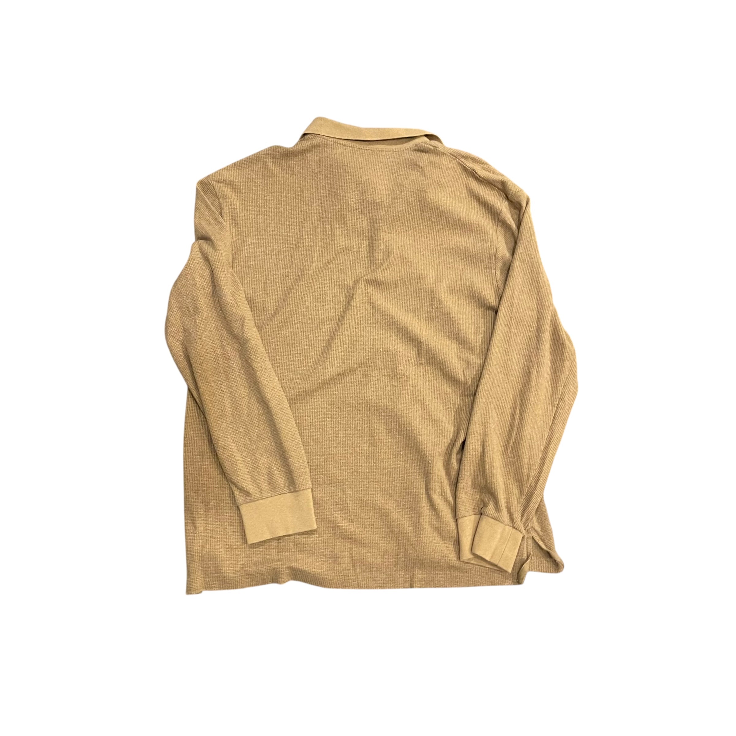 Vintage Polo Golf Ralph Lauren Tan Long Sleeve Polo Shirt