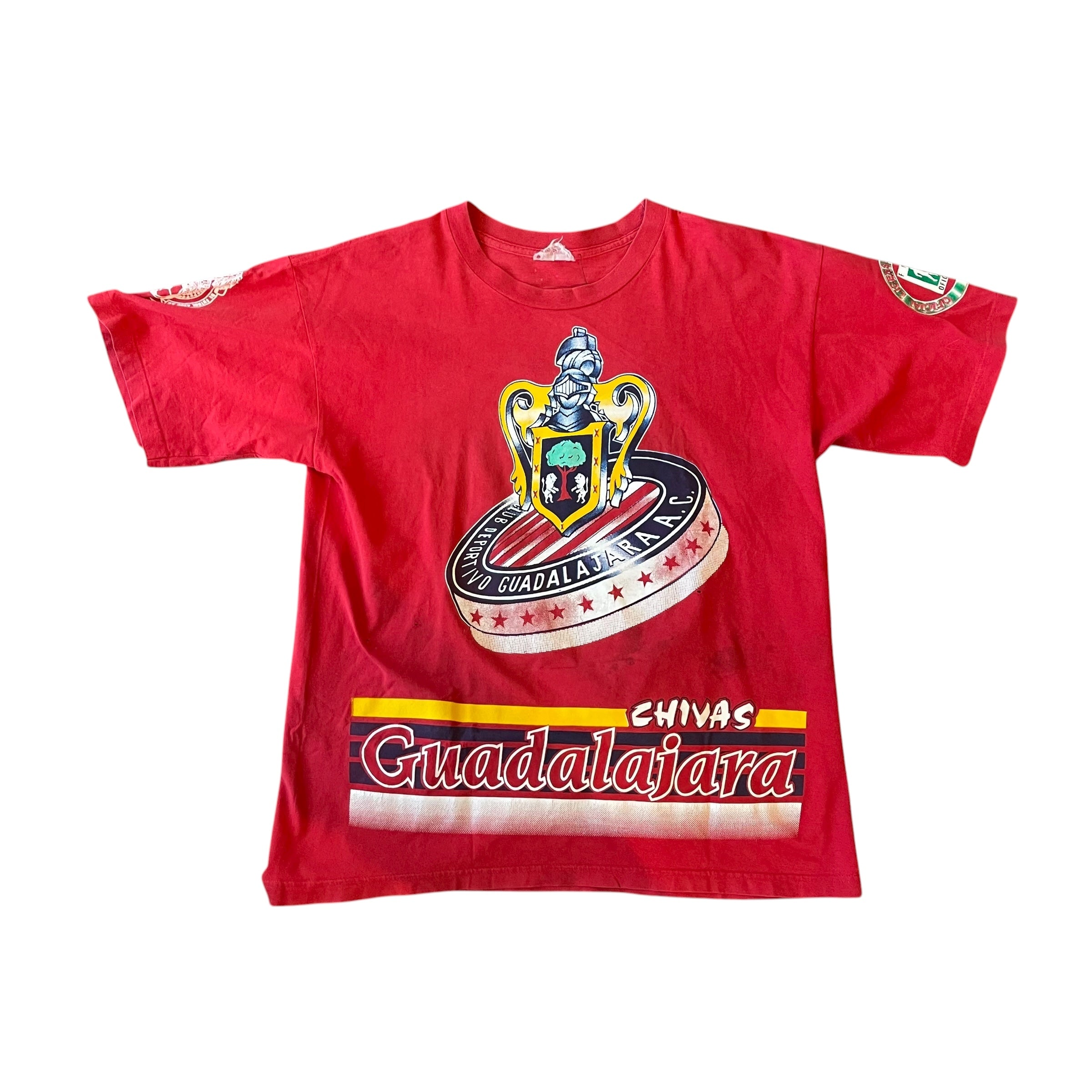 Vintage 2000s Chivas De Guadalajara AOP Graphic T-Shirt