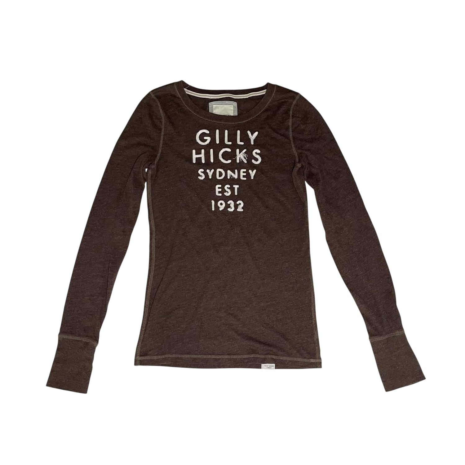 Vintage Gilly Hicks Signature Long Sleeve T-Shirt