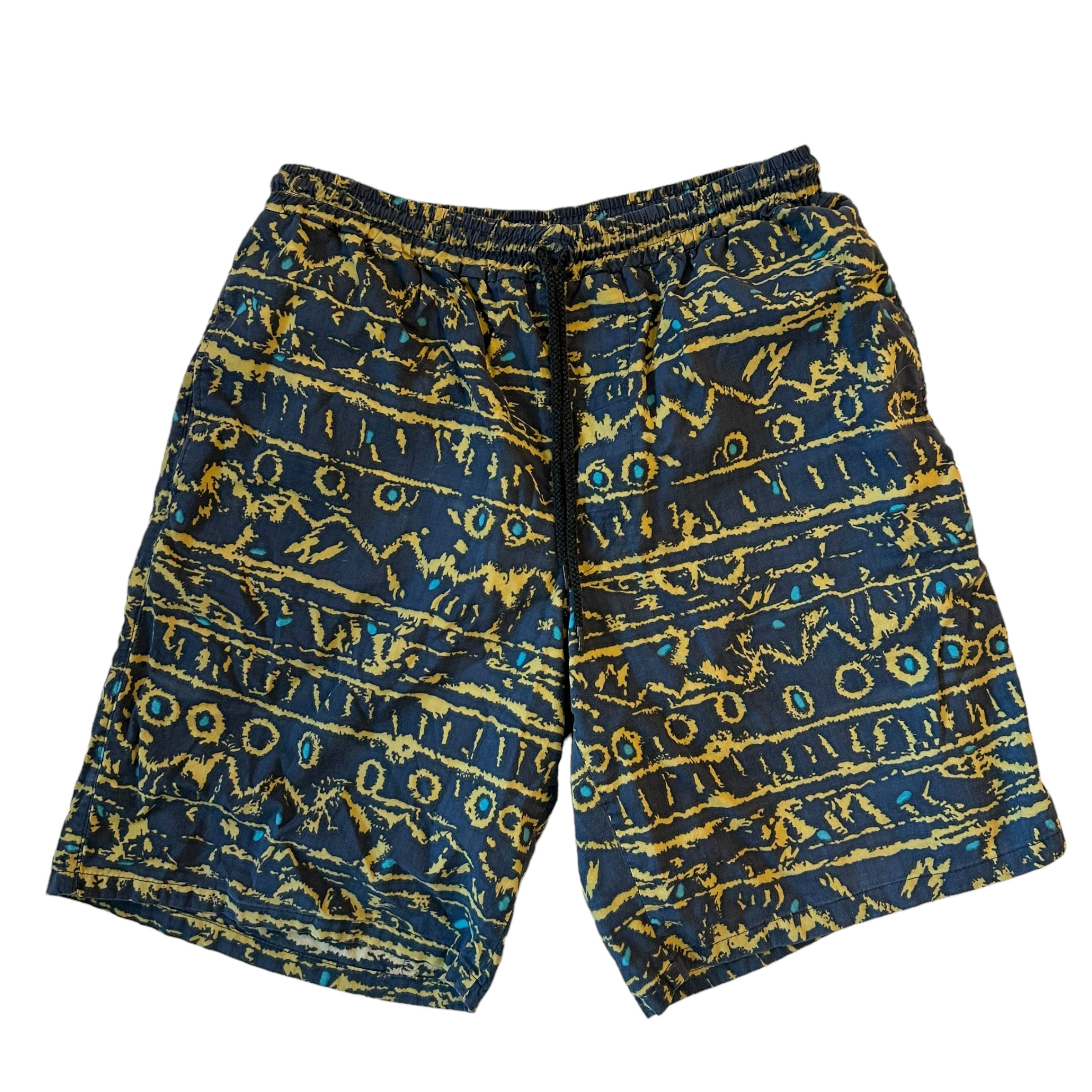 Vintage Patterend Sweat Shorts