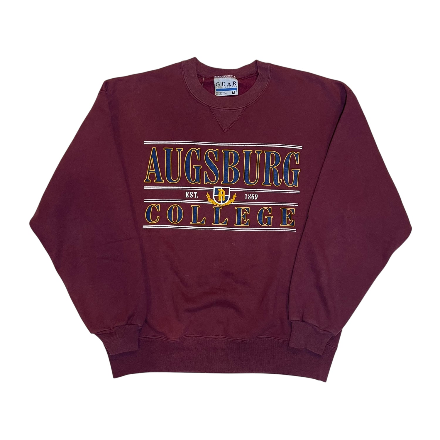 Vintage 90s Augsburg College (Minnesota) Maroon Crewneck