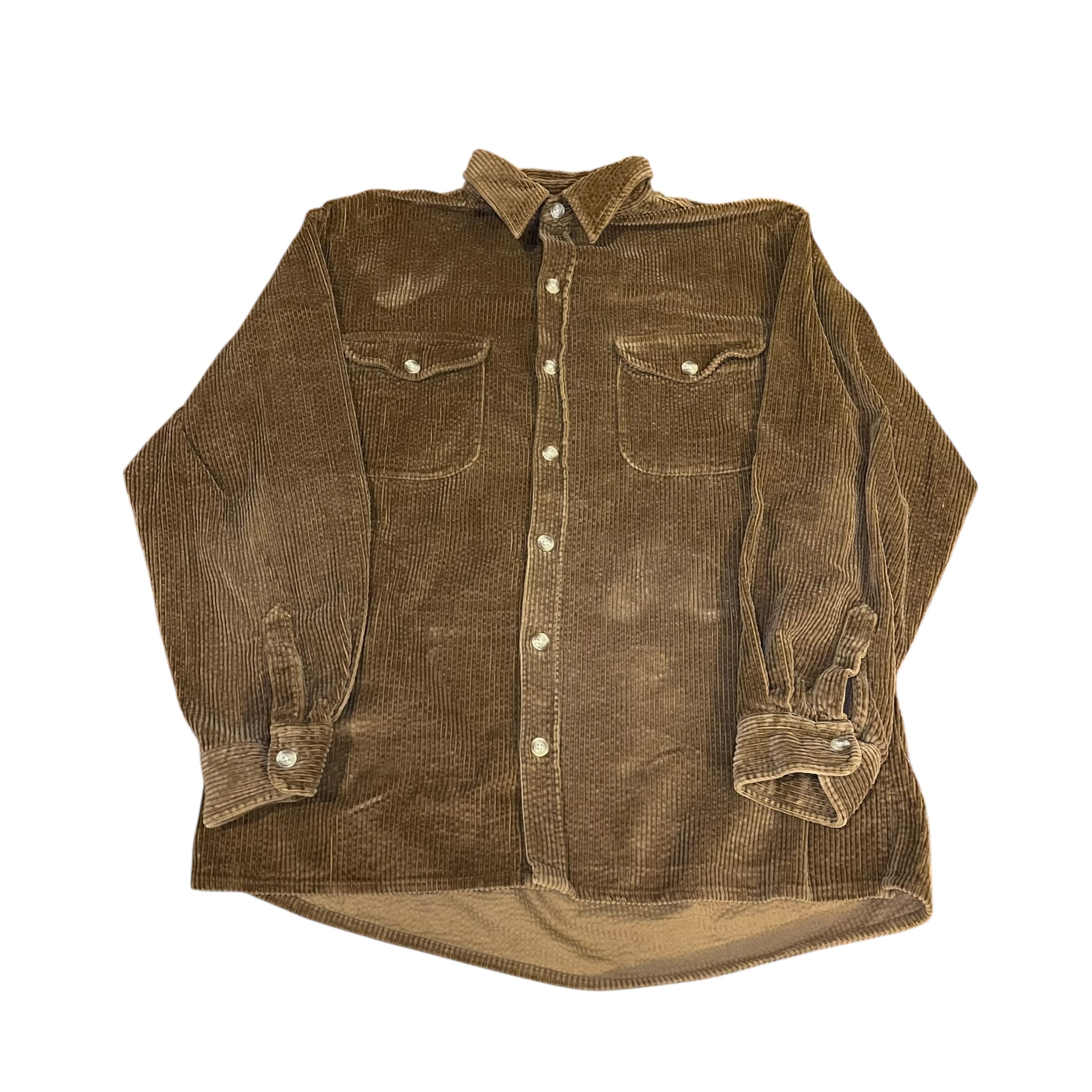Vintage Cherokee Brown Corduroy Button-Down
