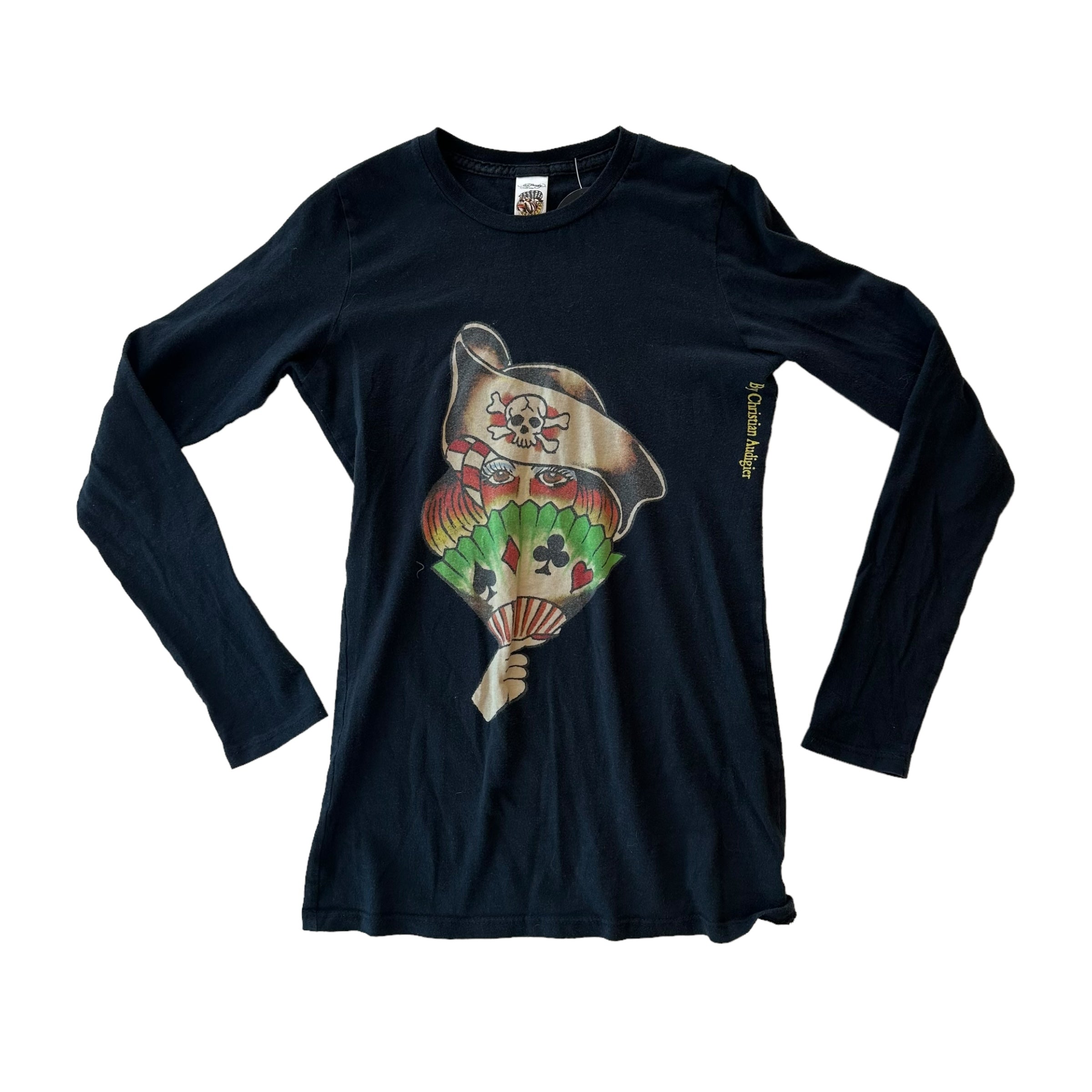 Y2k Ed Hardy Graphic Long Sleeve