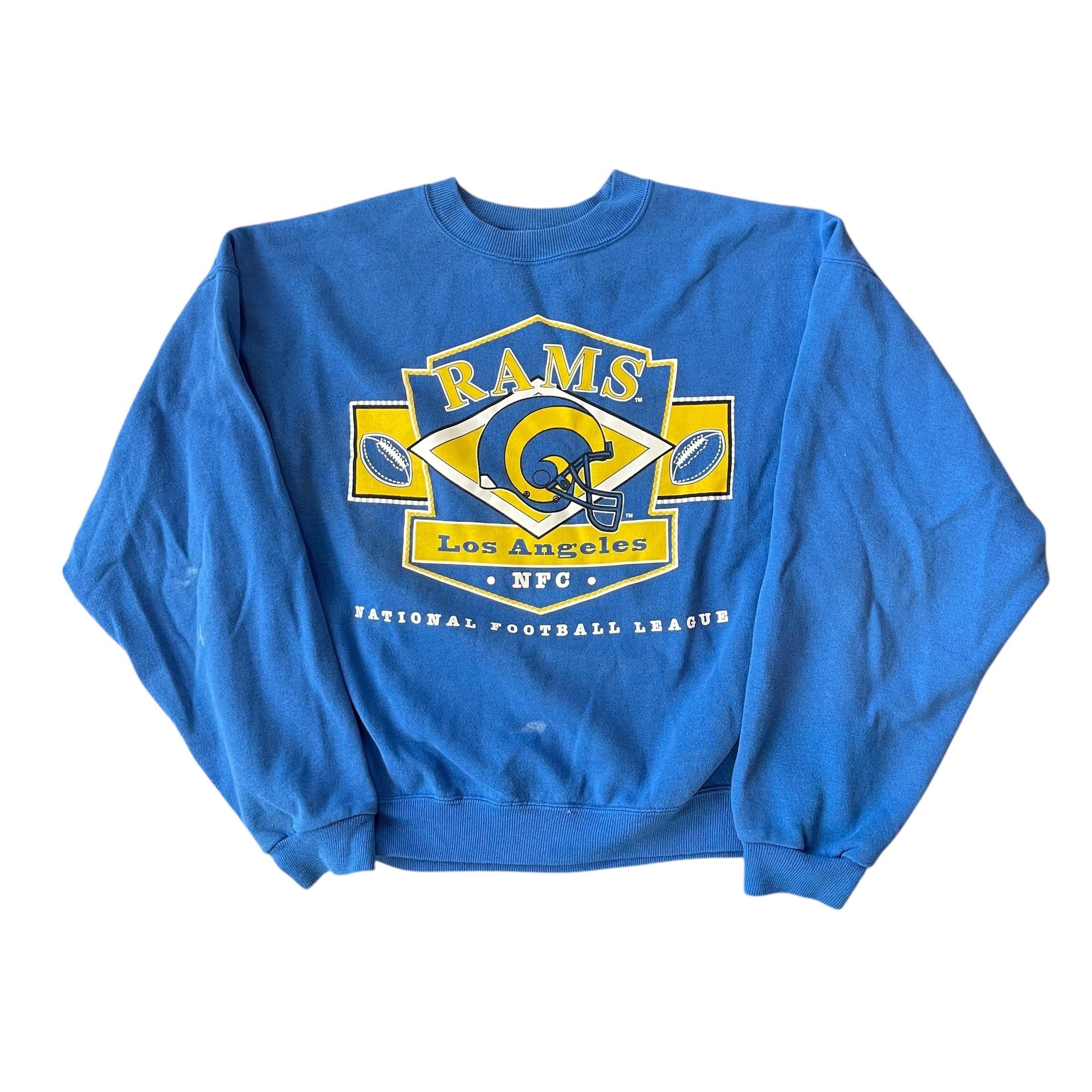 Vintage 90s Los Angeles Rams Blue Sweatshirt