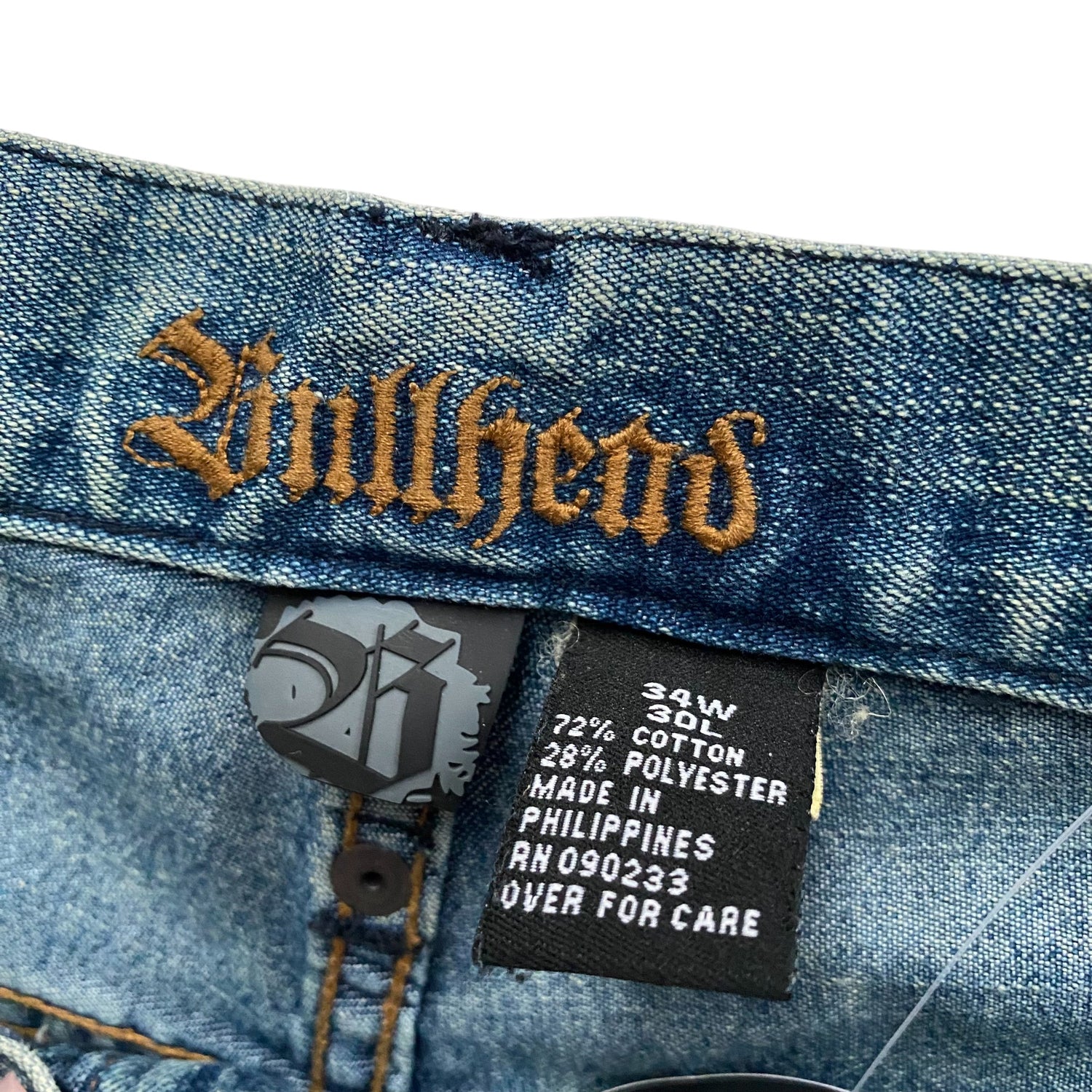 Y2k Faded Wash Baggy Jeans