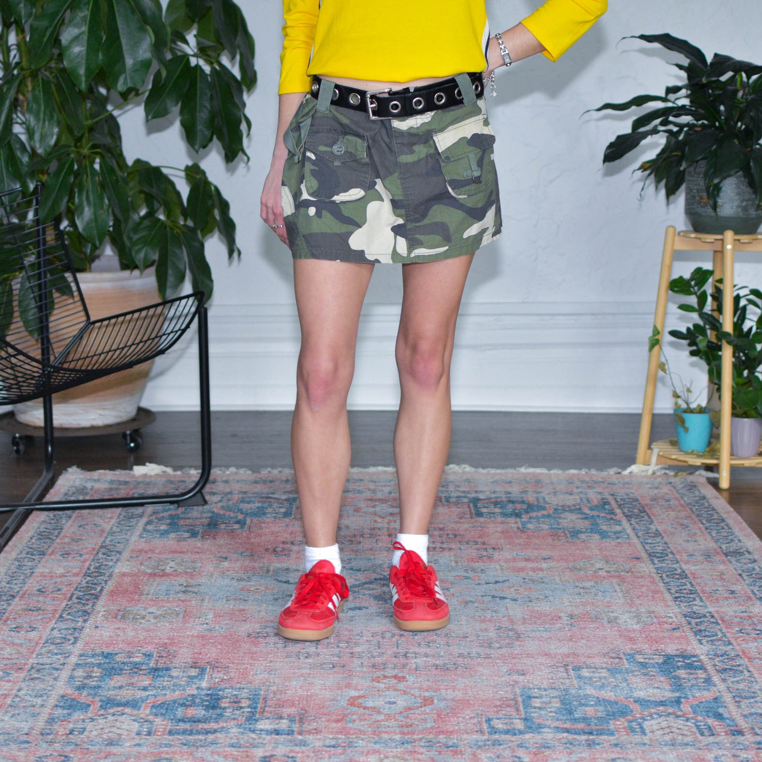 Y2k Camo Mini Skirt