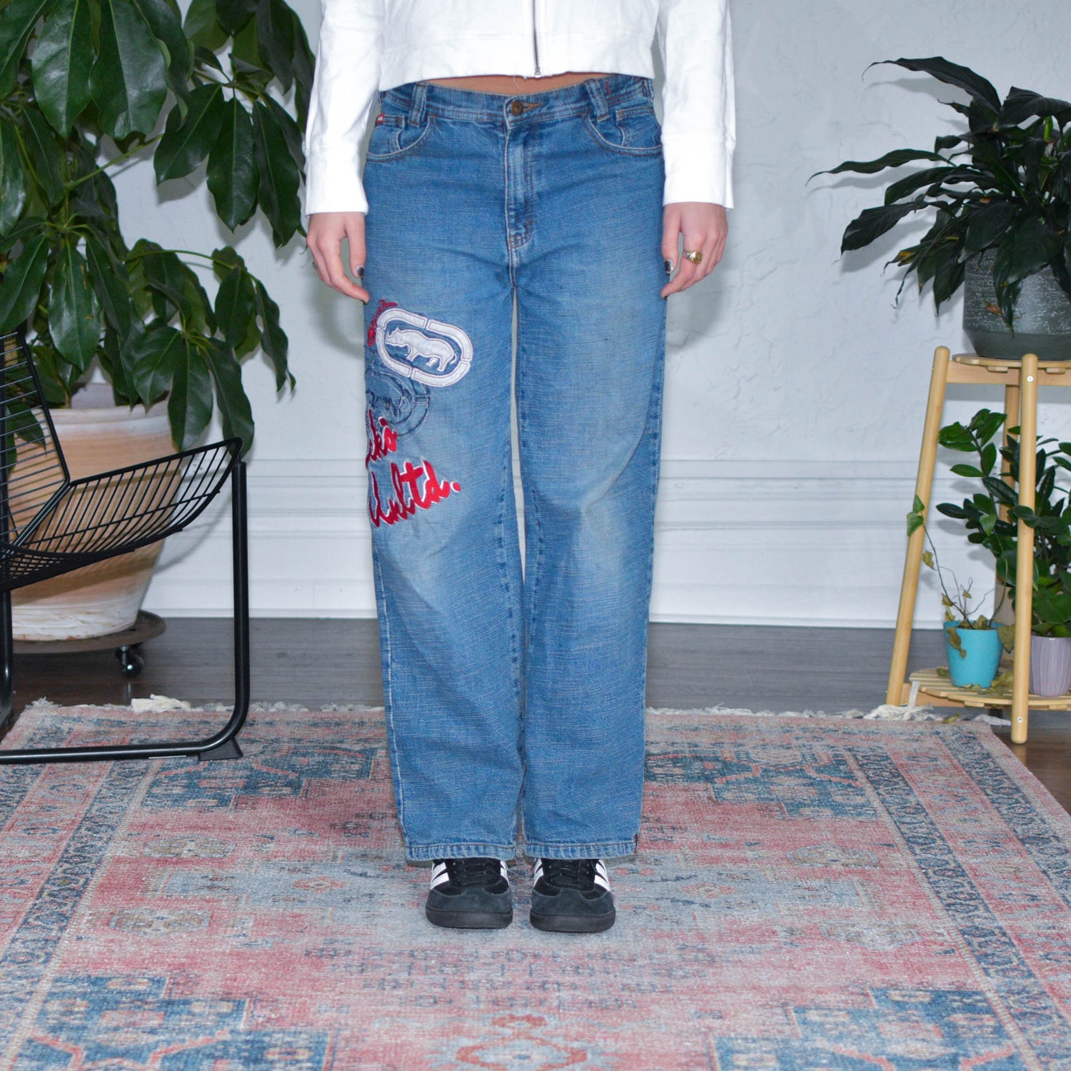 Y2k Ecko Unltd. Denim Embroidered Pants