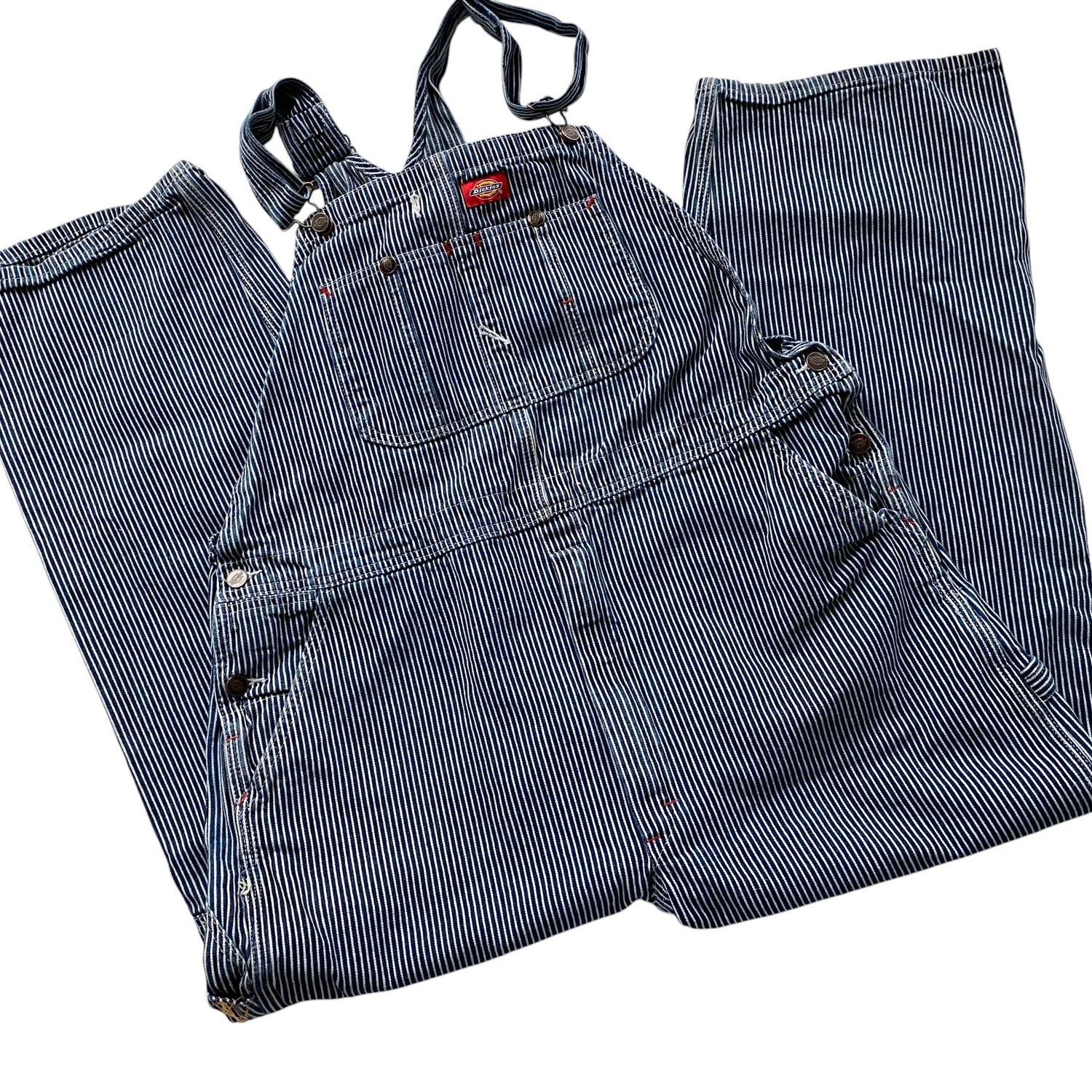 Vintage Dickies Striped Overalls