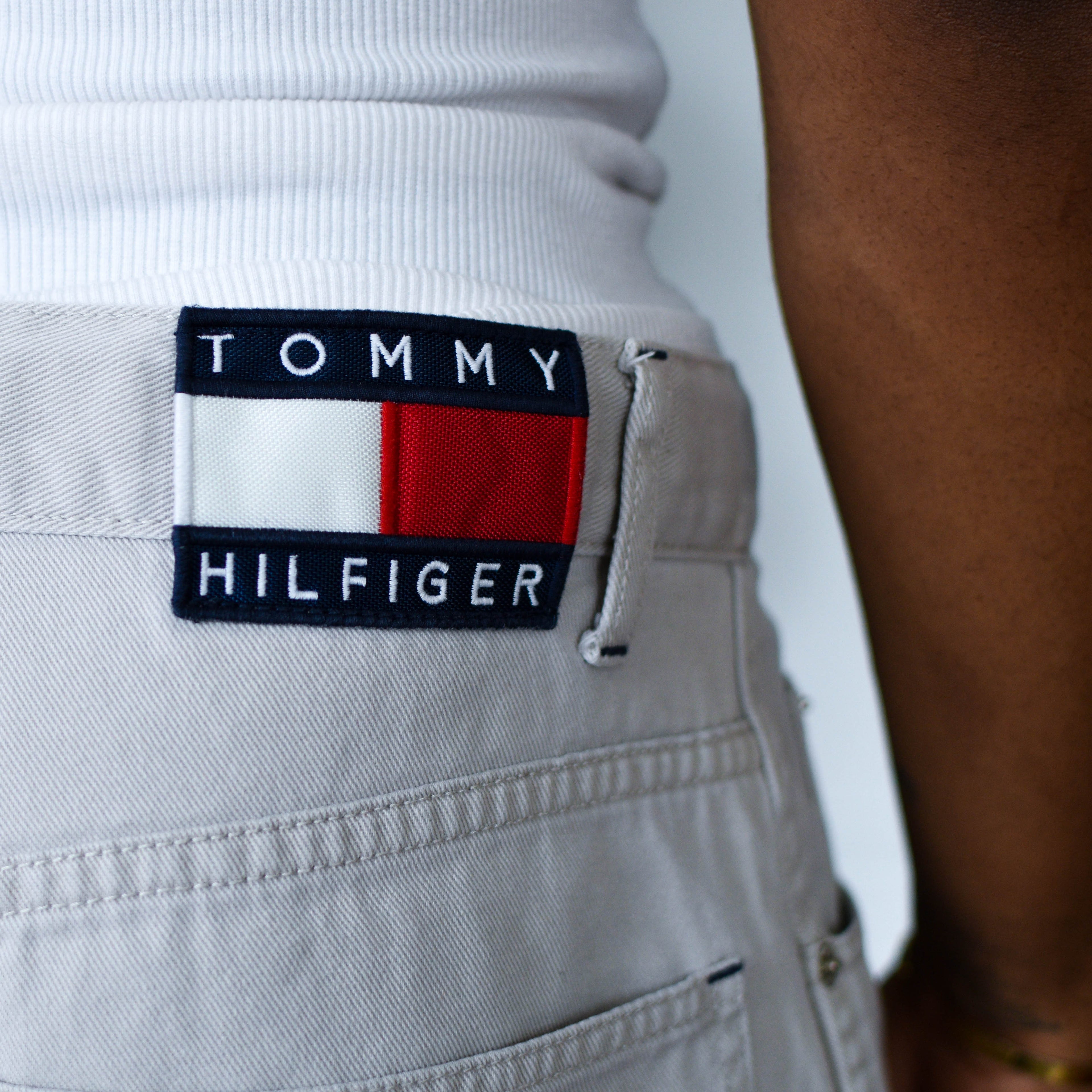 Vintage Tommy Jeans White Jean Shorts