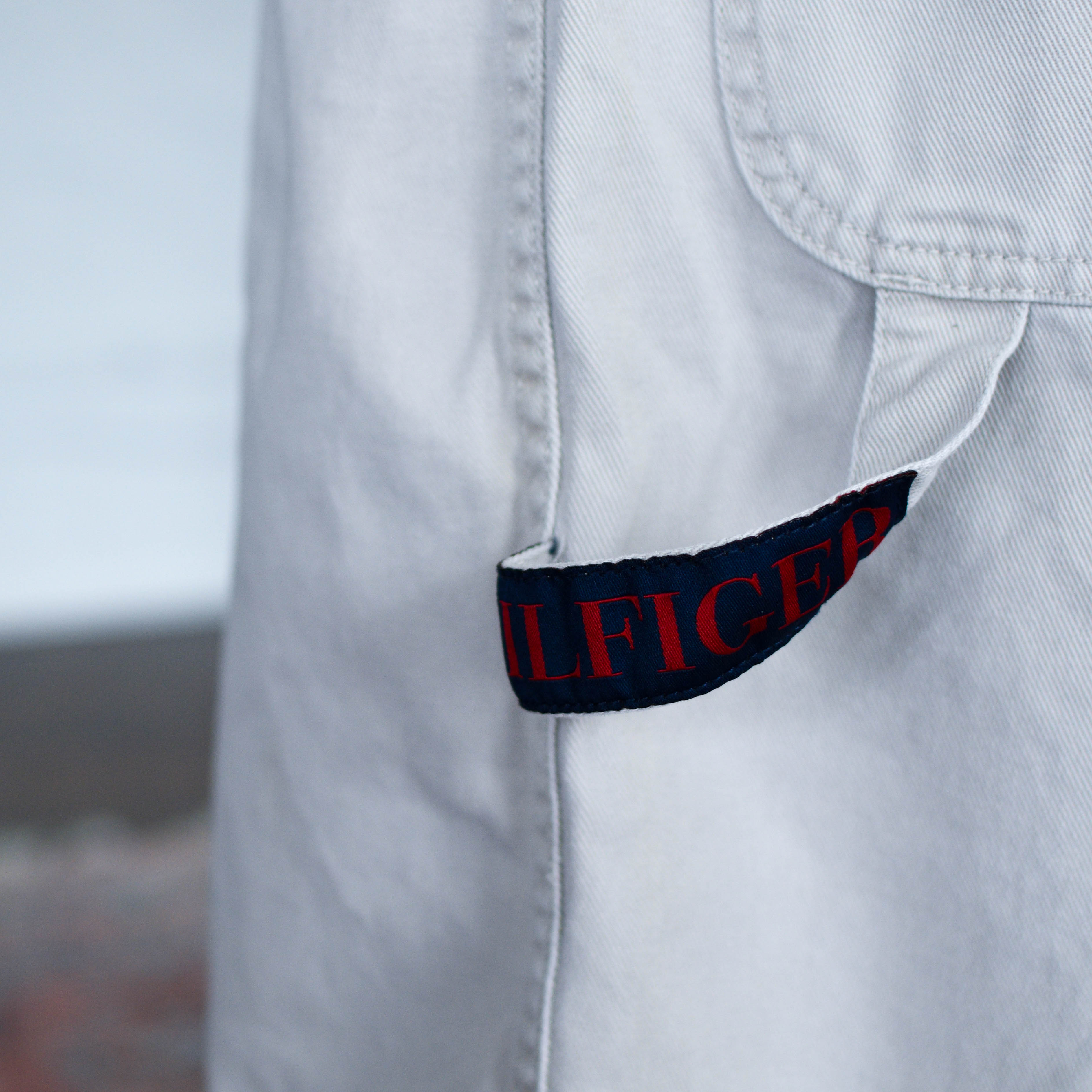 Vintage Tommy Jeans White Jean Shorts