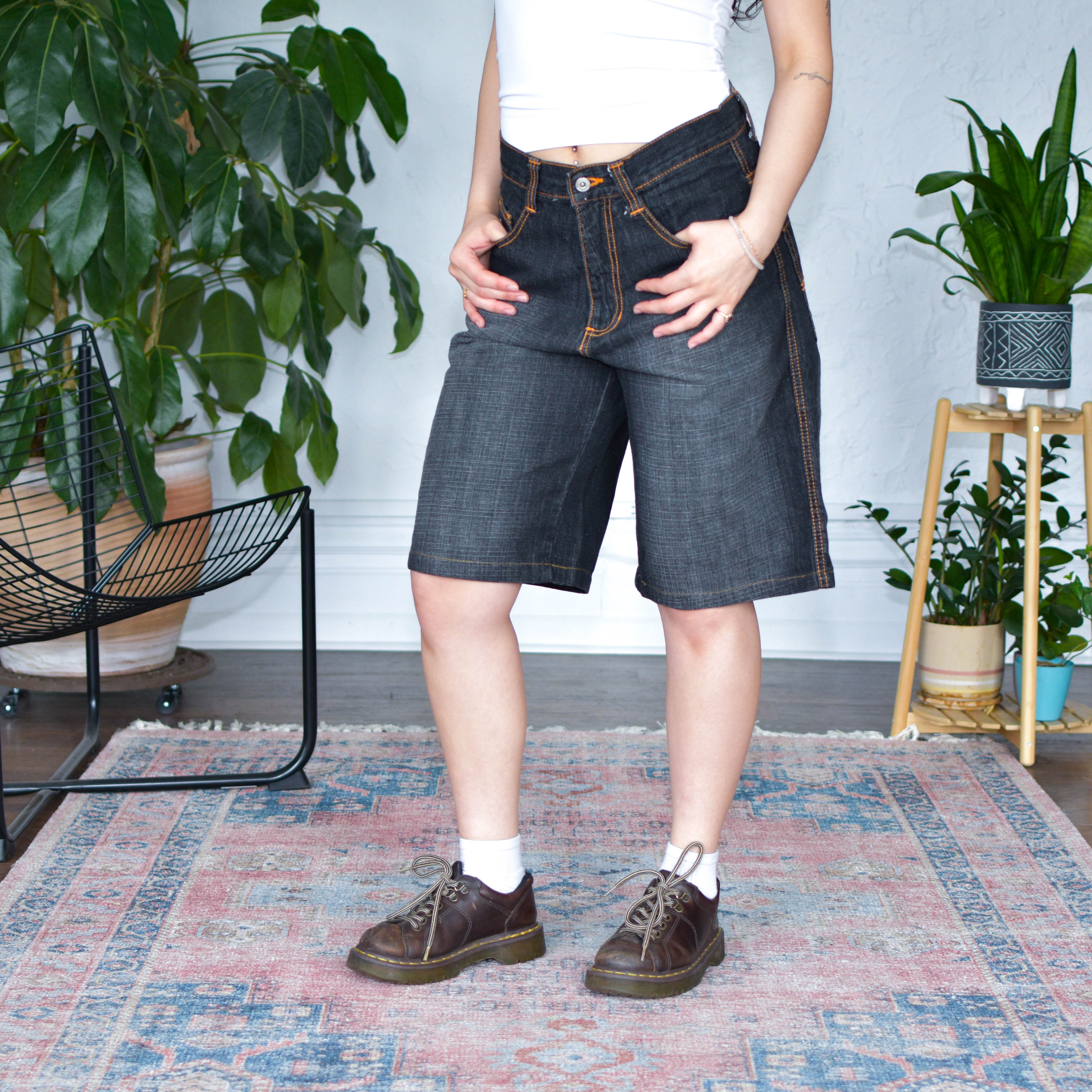 Vintage Y2K SouthPole Dark Wash Jean Shorts