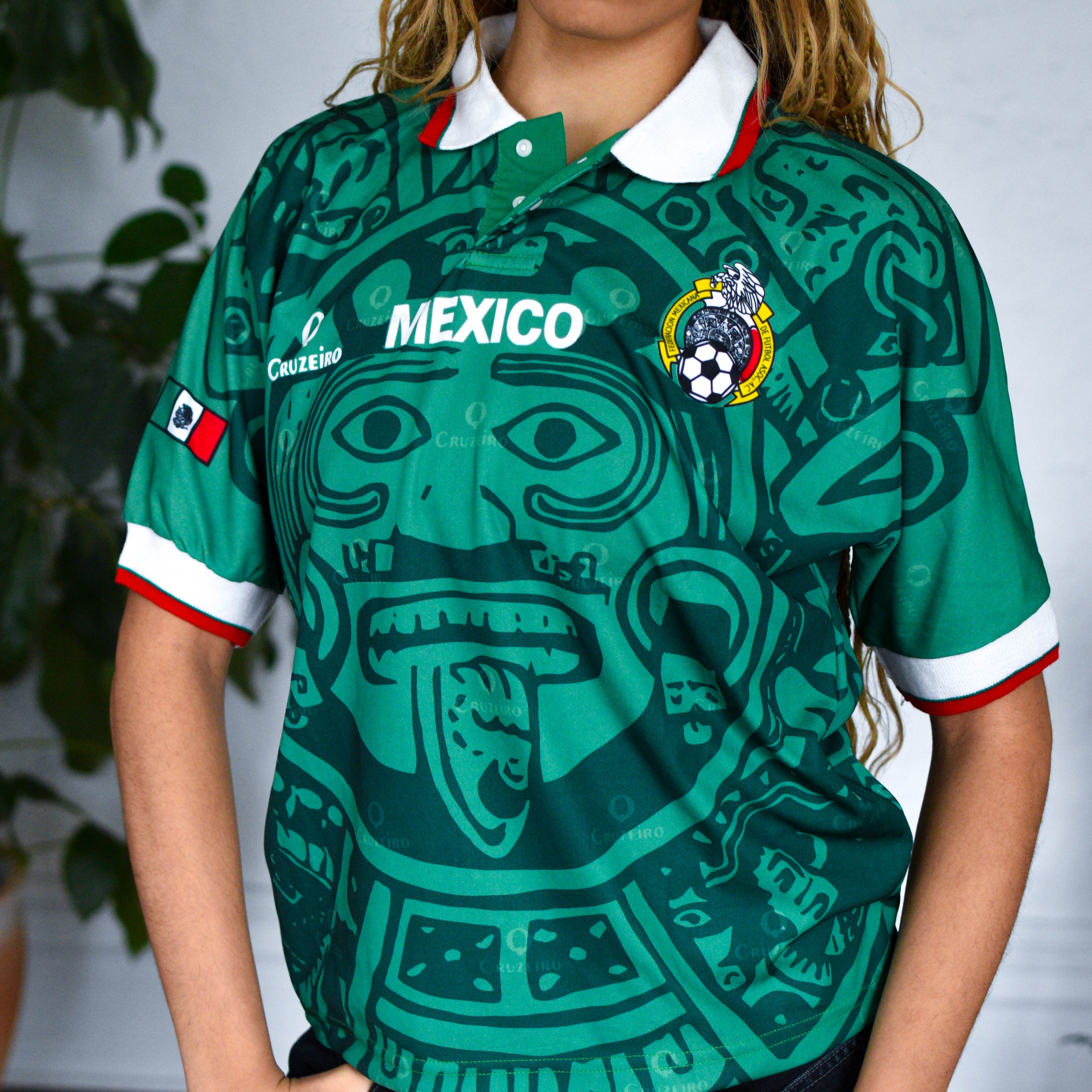 Vintage 1998 Mexico National Team Replica Jersey