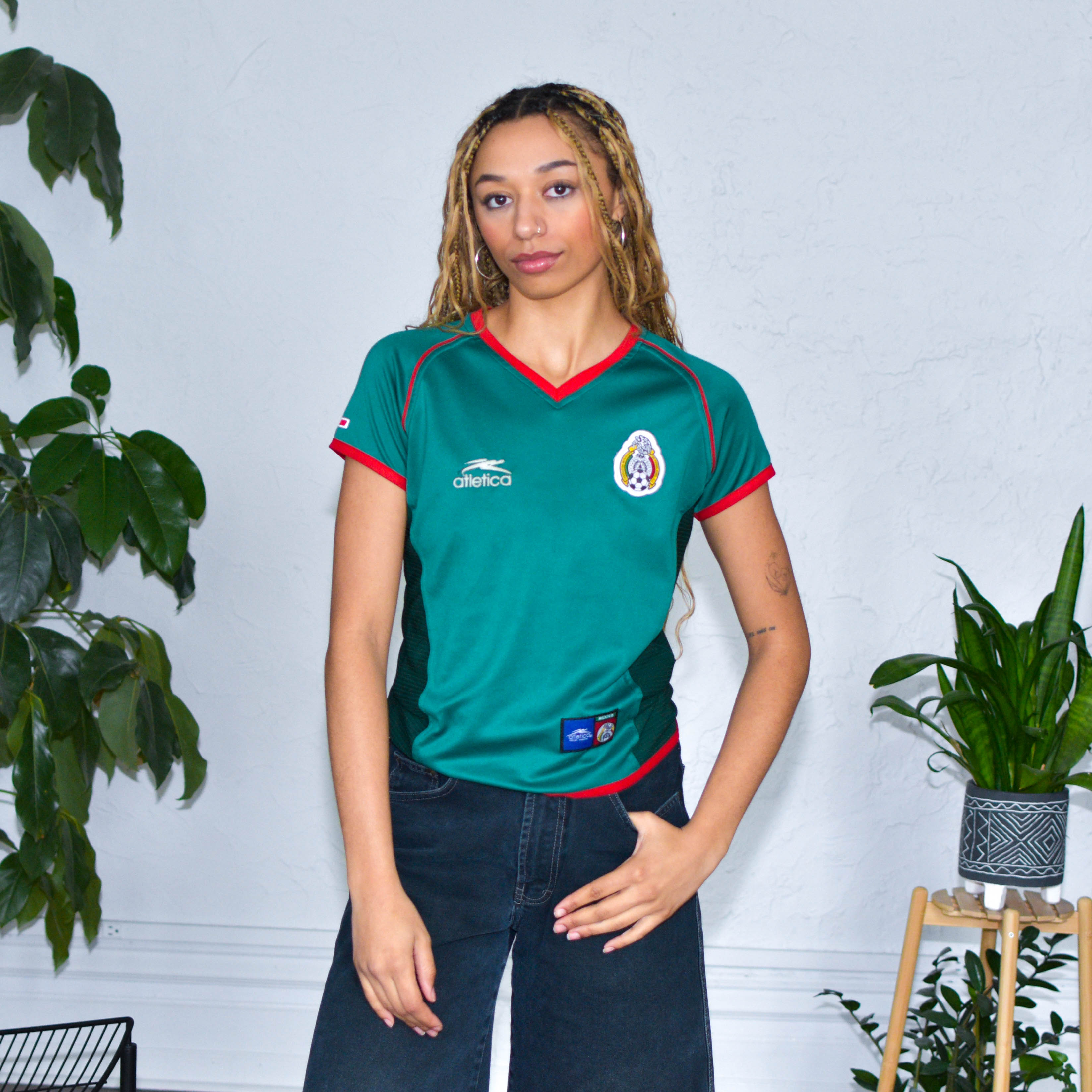 Vintage 2002 Mexico World Cup Home Jersey