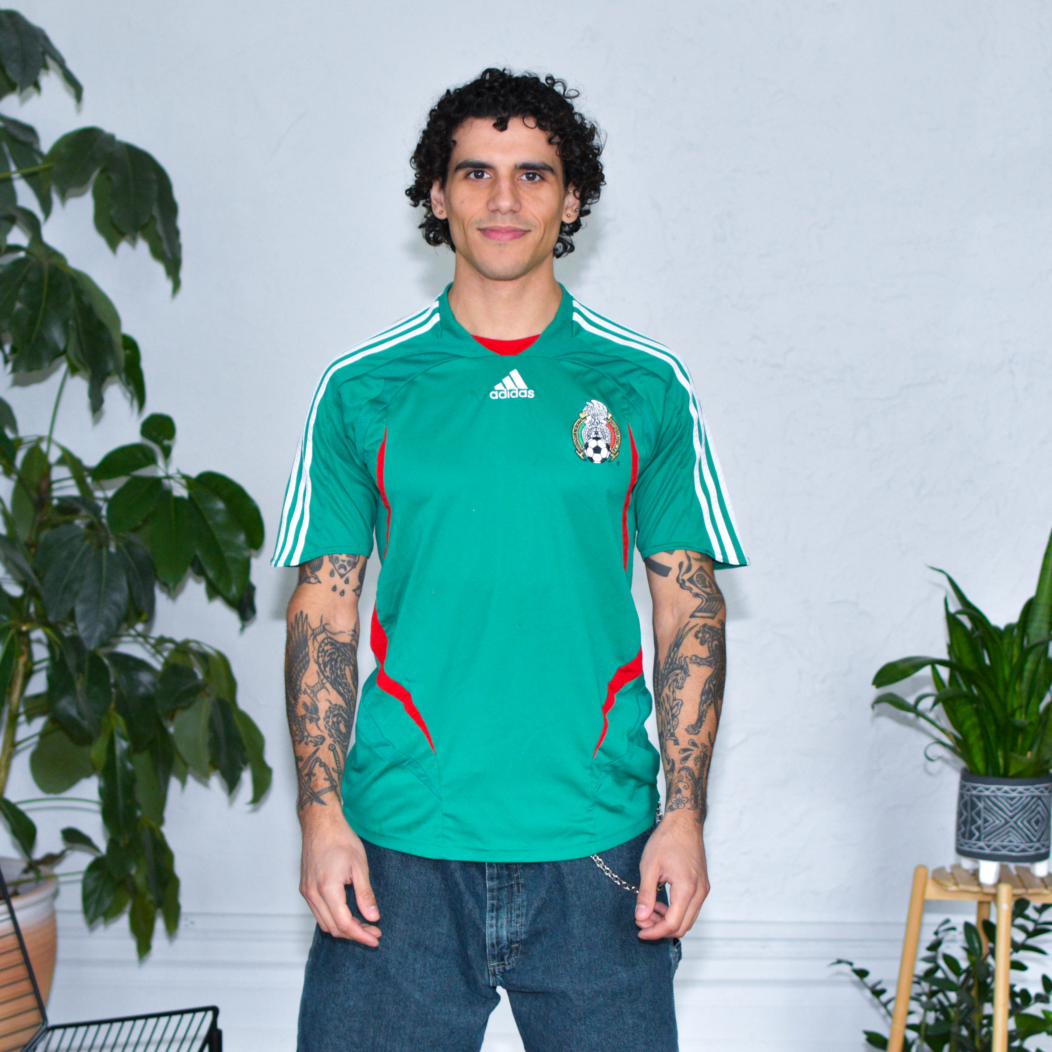 Vintage 2007 Adidas Mexico National Team Home Jersey