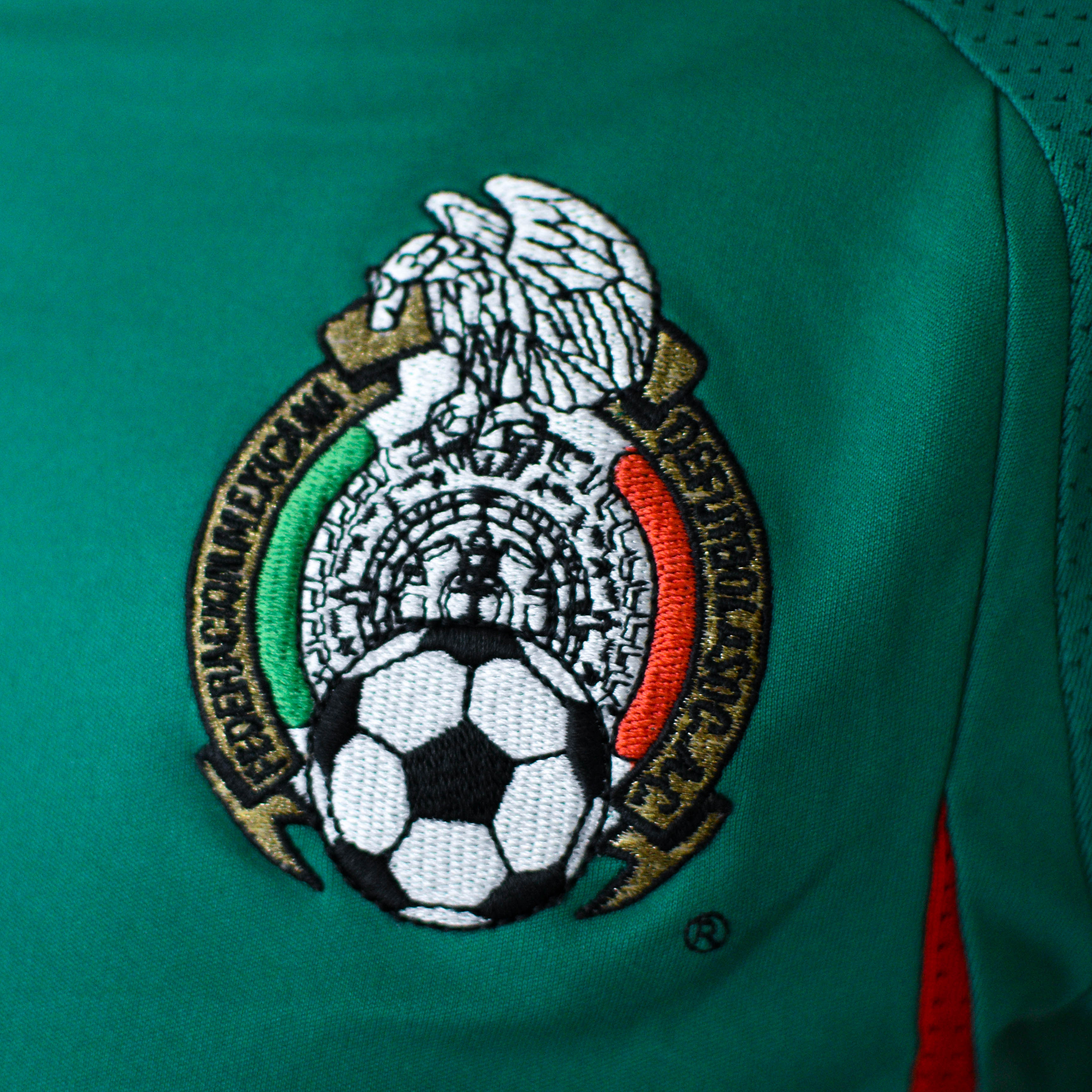 Vintage 2007 Mexico National Team Femme Home Jersey