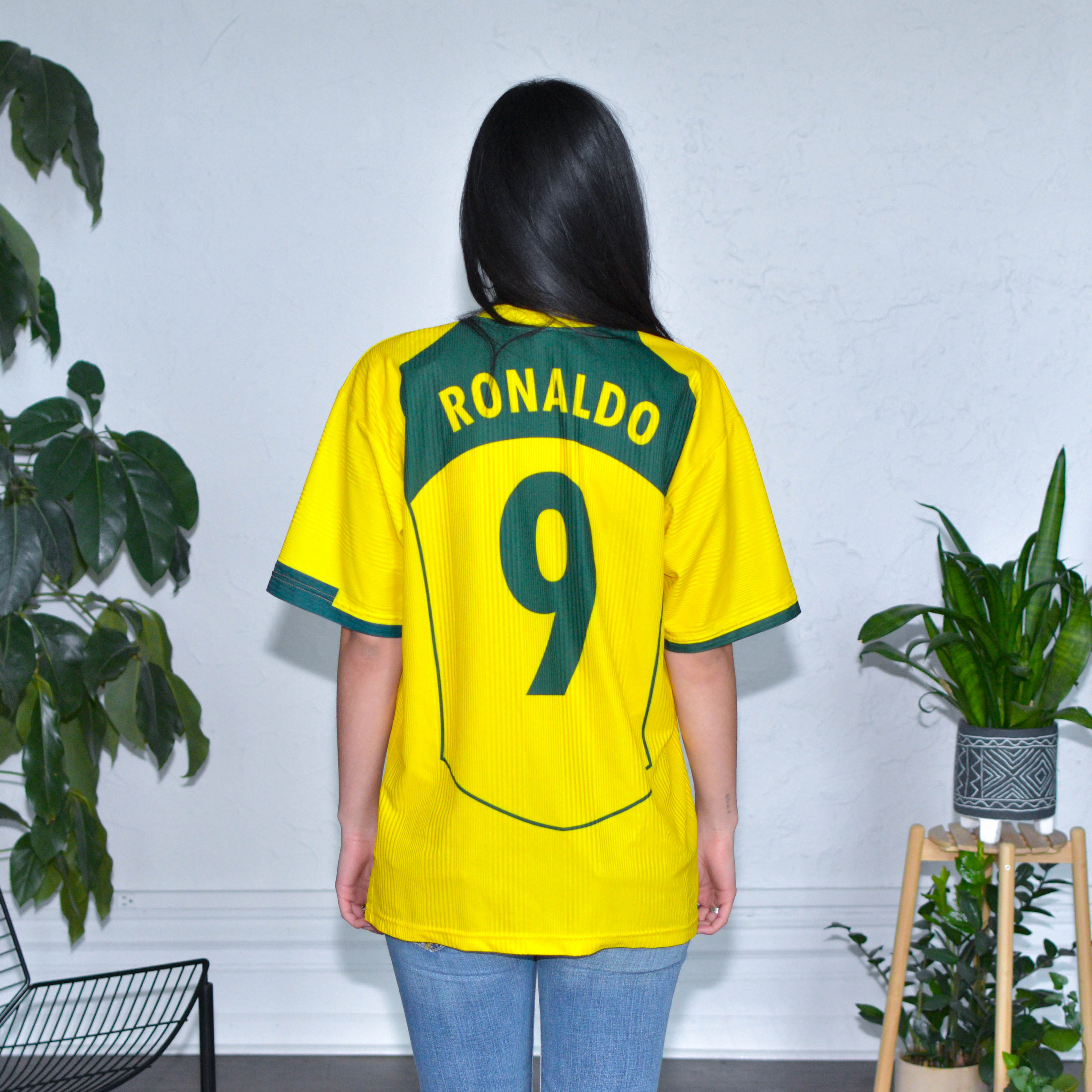 Vintage Brazil Ronaldo Replica T90 Jersey