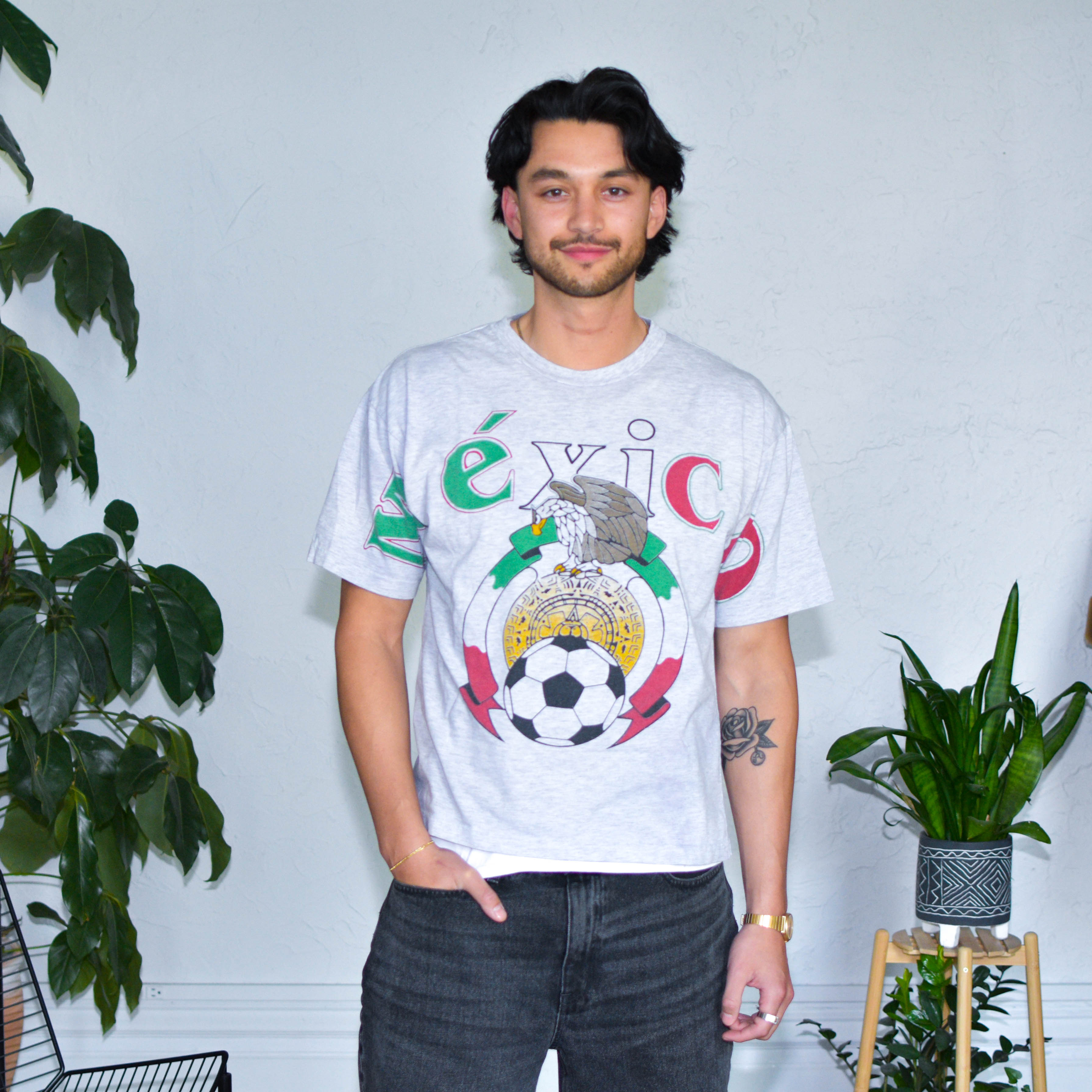 Vintage Mexico National Team Spell-Out T-Shirt
