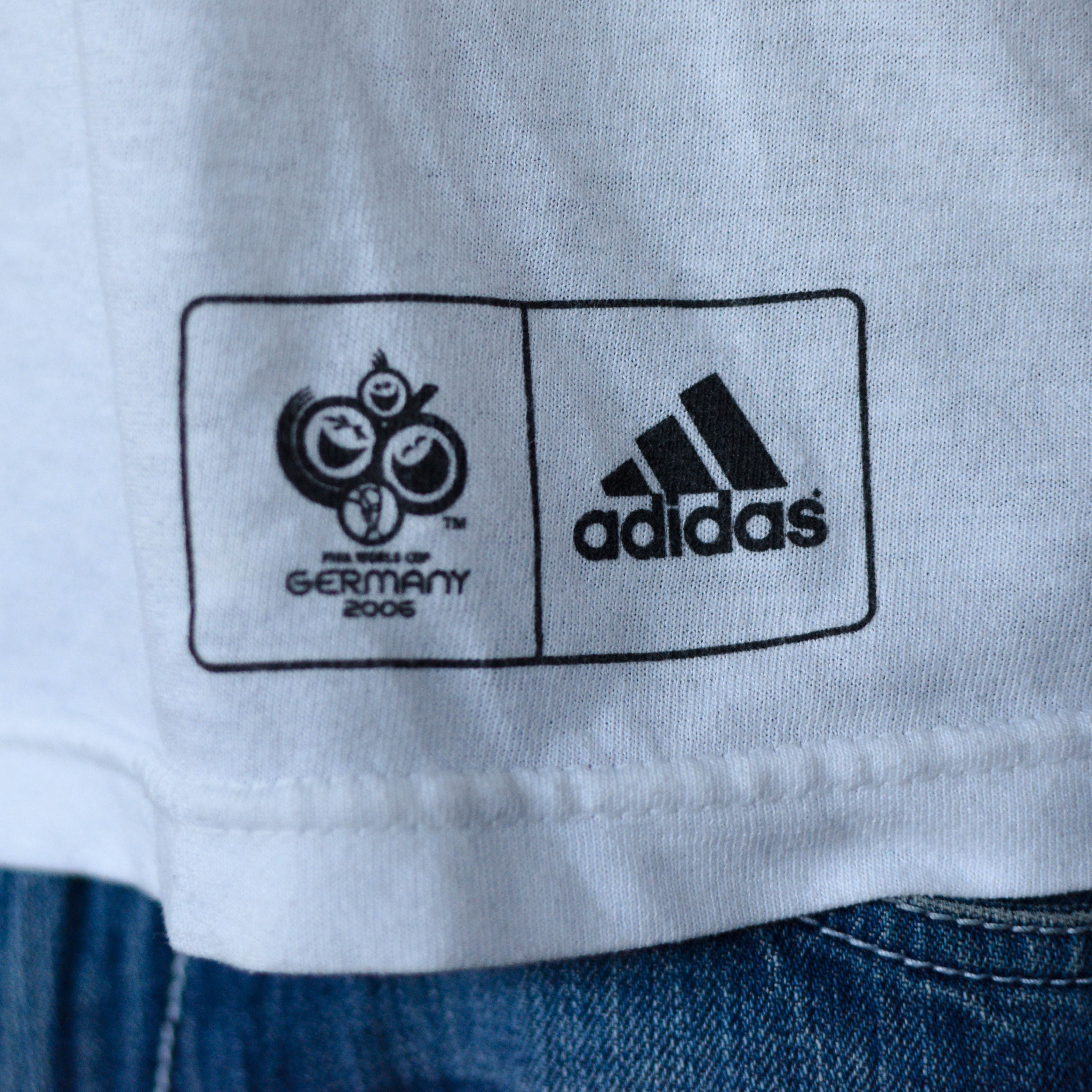 Vintage 2006 Adidas Zidane x France FIFA World Cup T-Shirt