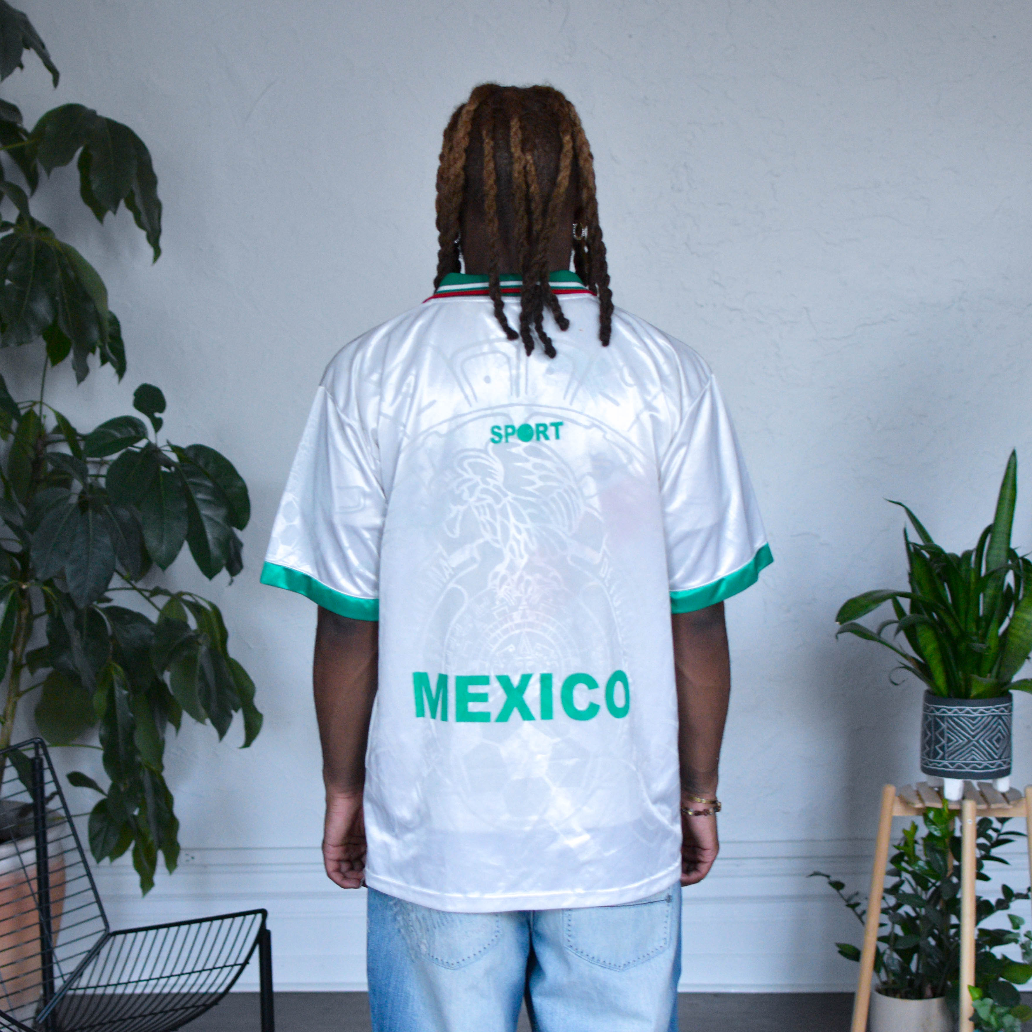 Vintage 1999 Mexico World Cup White Replica Jersey