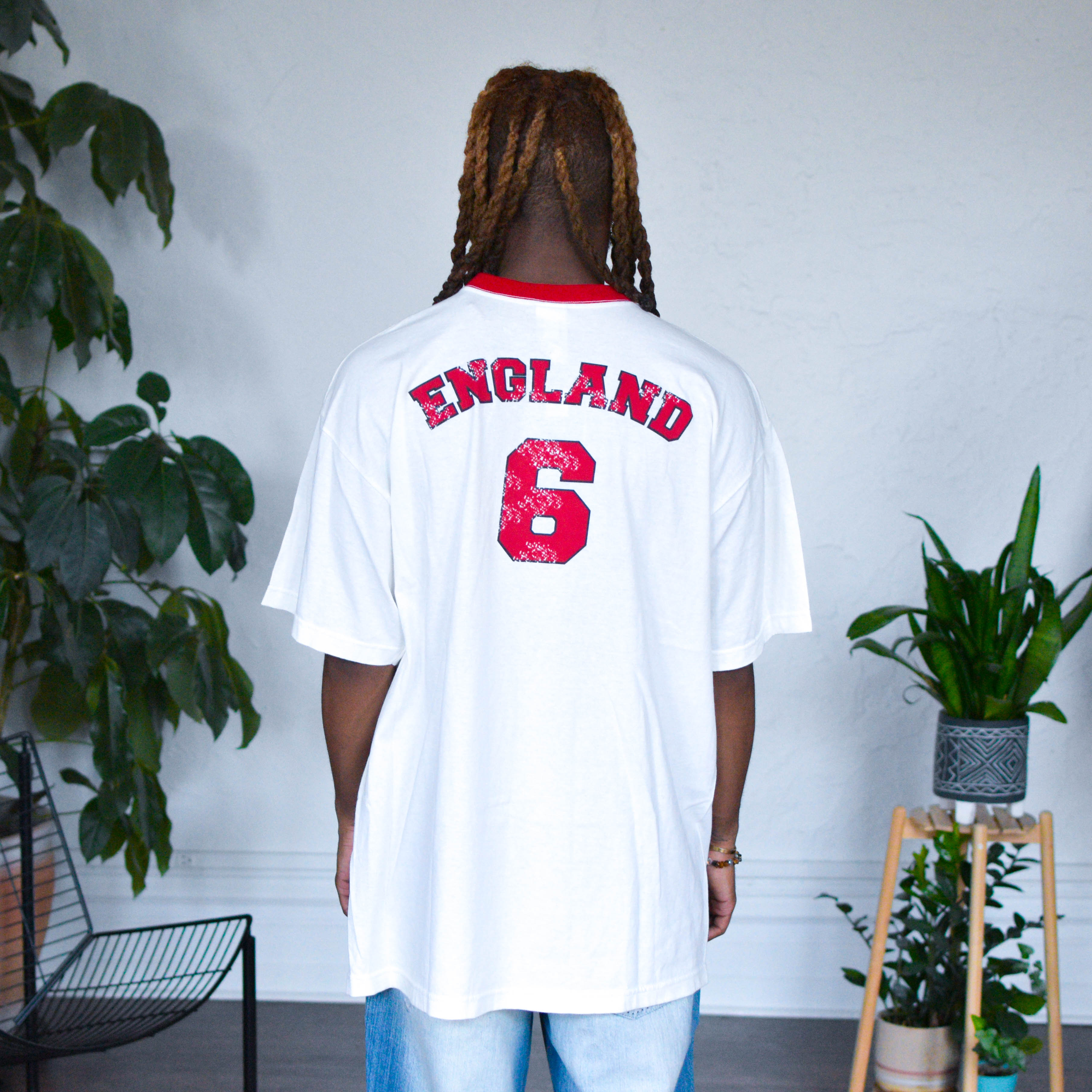 Vintage 2006 World Cup England Ringer T-Shirt