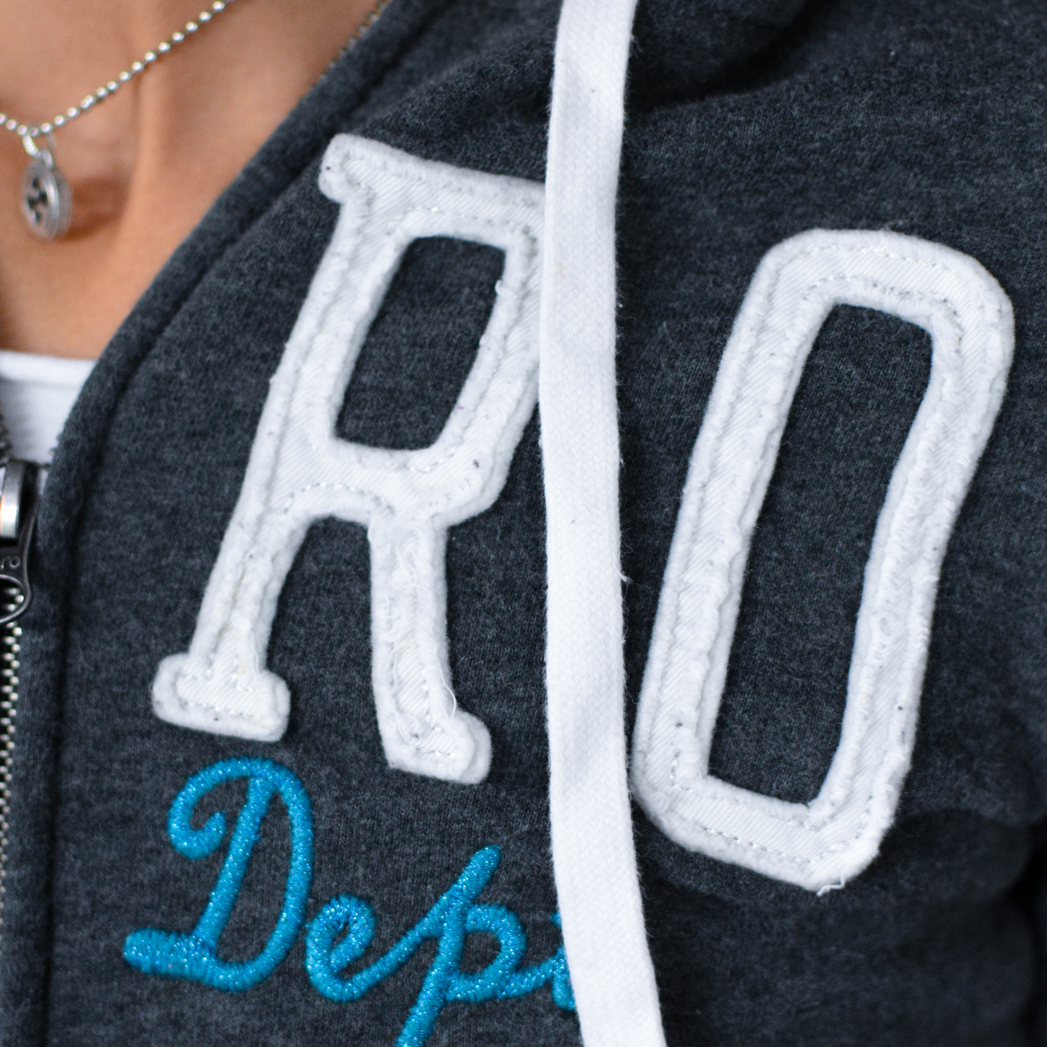Vintage Aeropostale Femme Gray Hoodie
