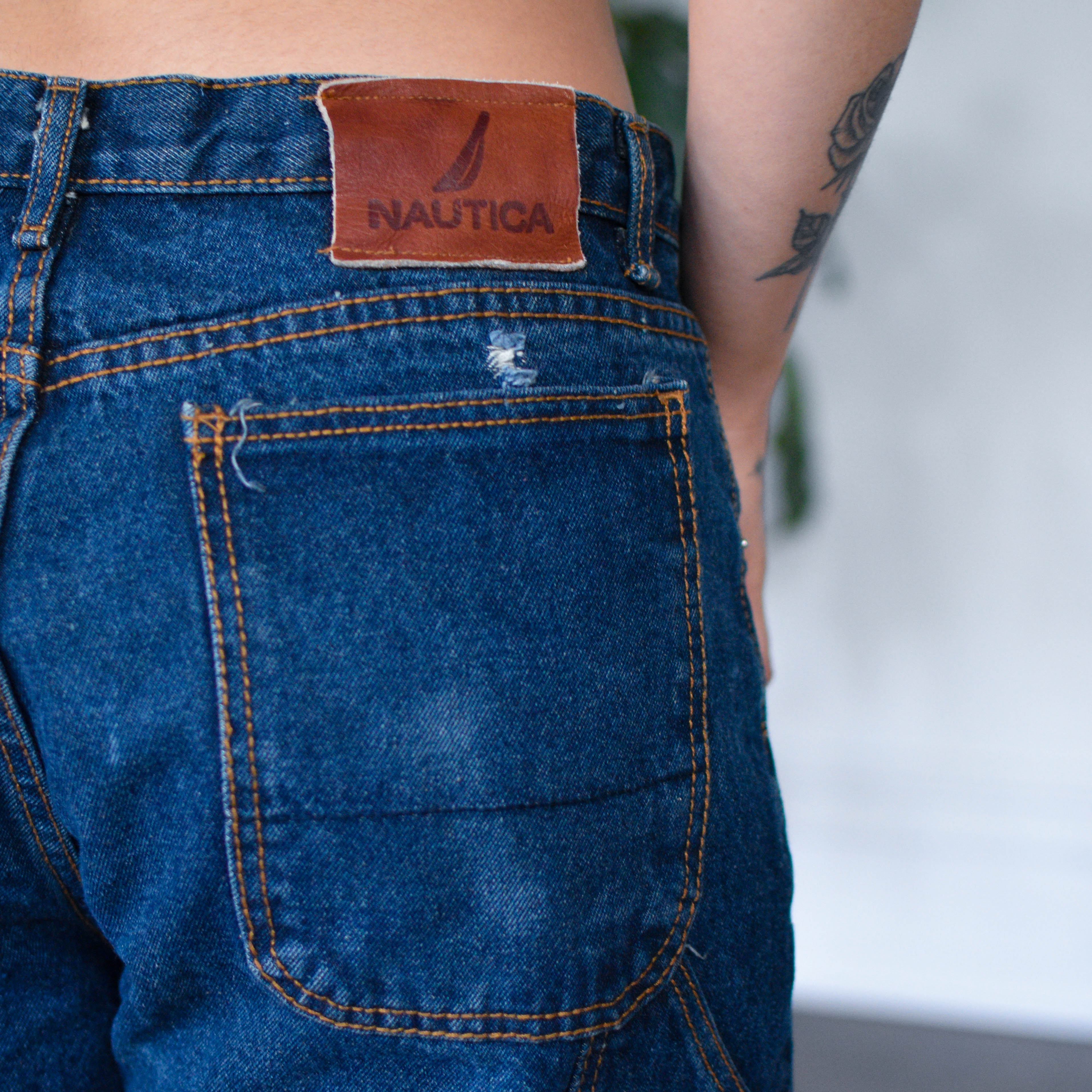 Vintage Nautica Navy Jorts