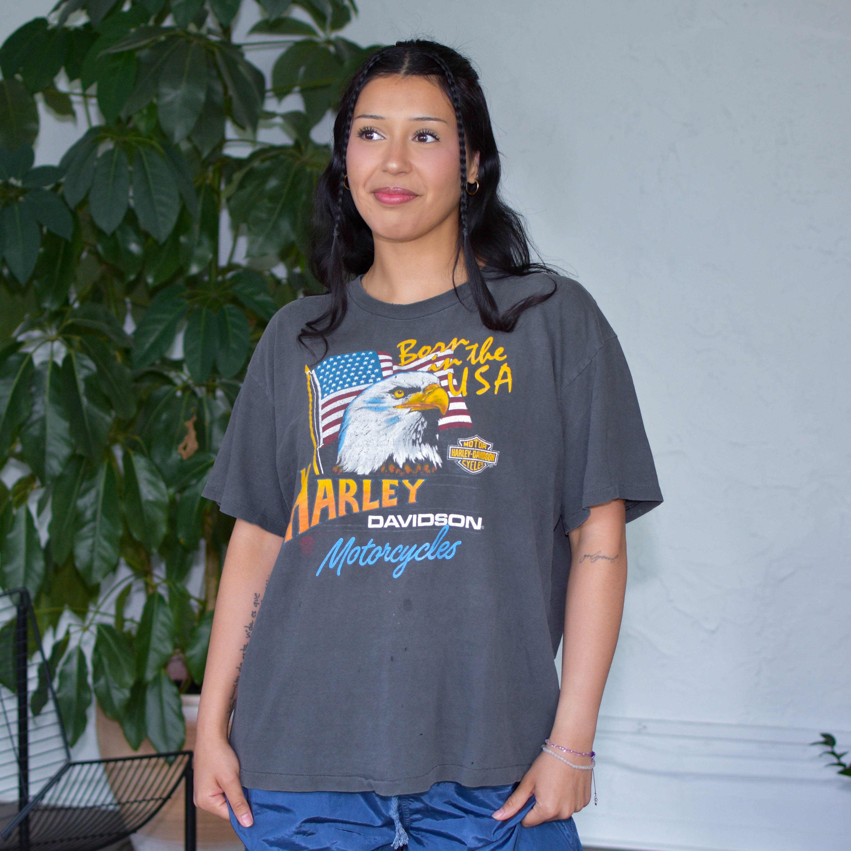 Vintage 80s Harley Davidson Eagle T-Shirt