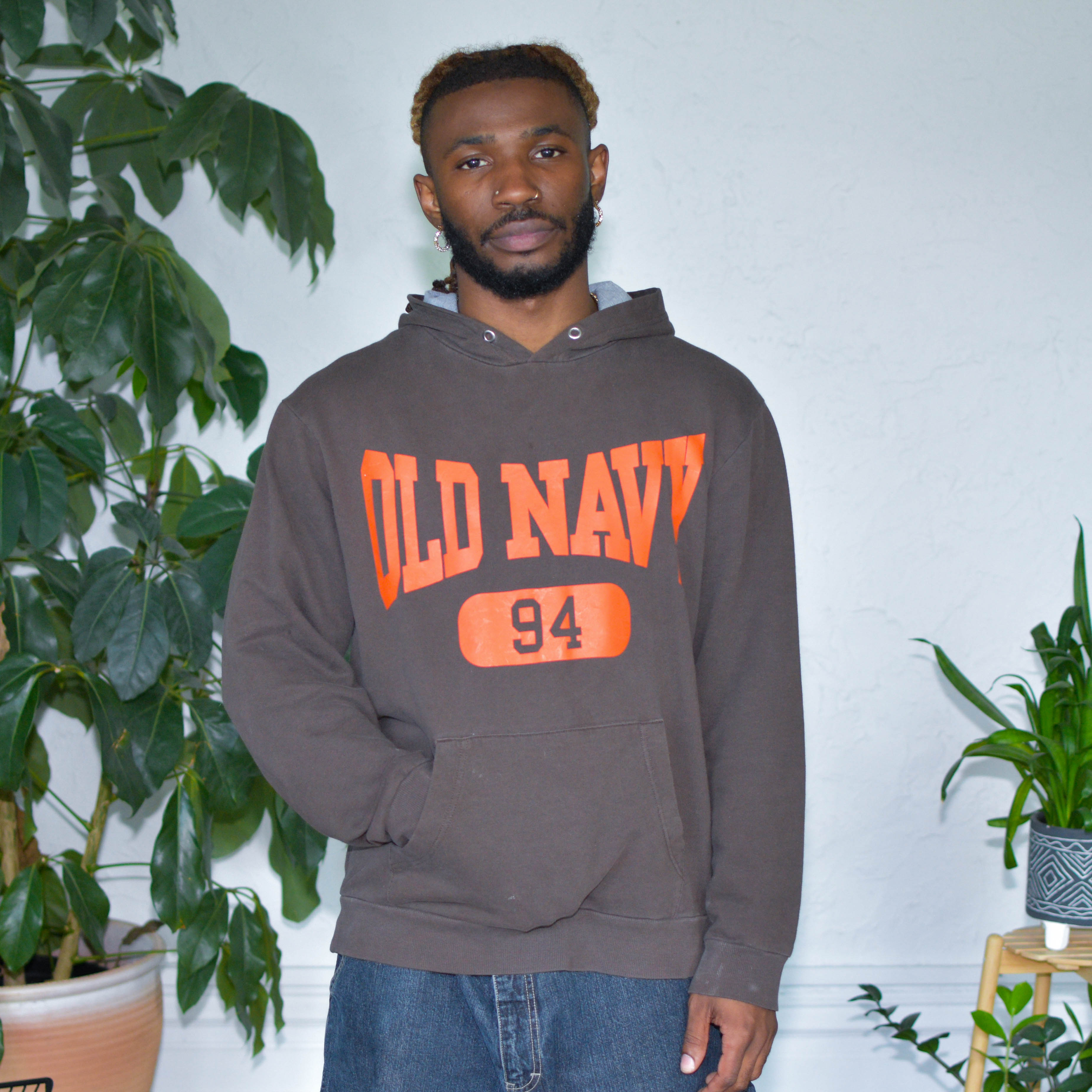 Vintage Old Navy Brown Hoodie