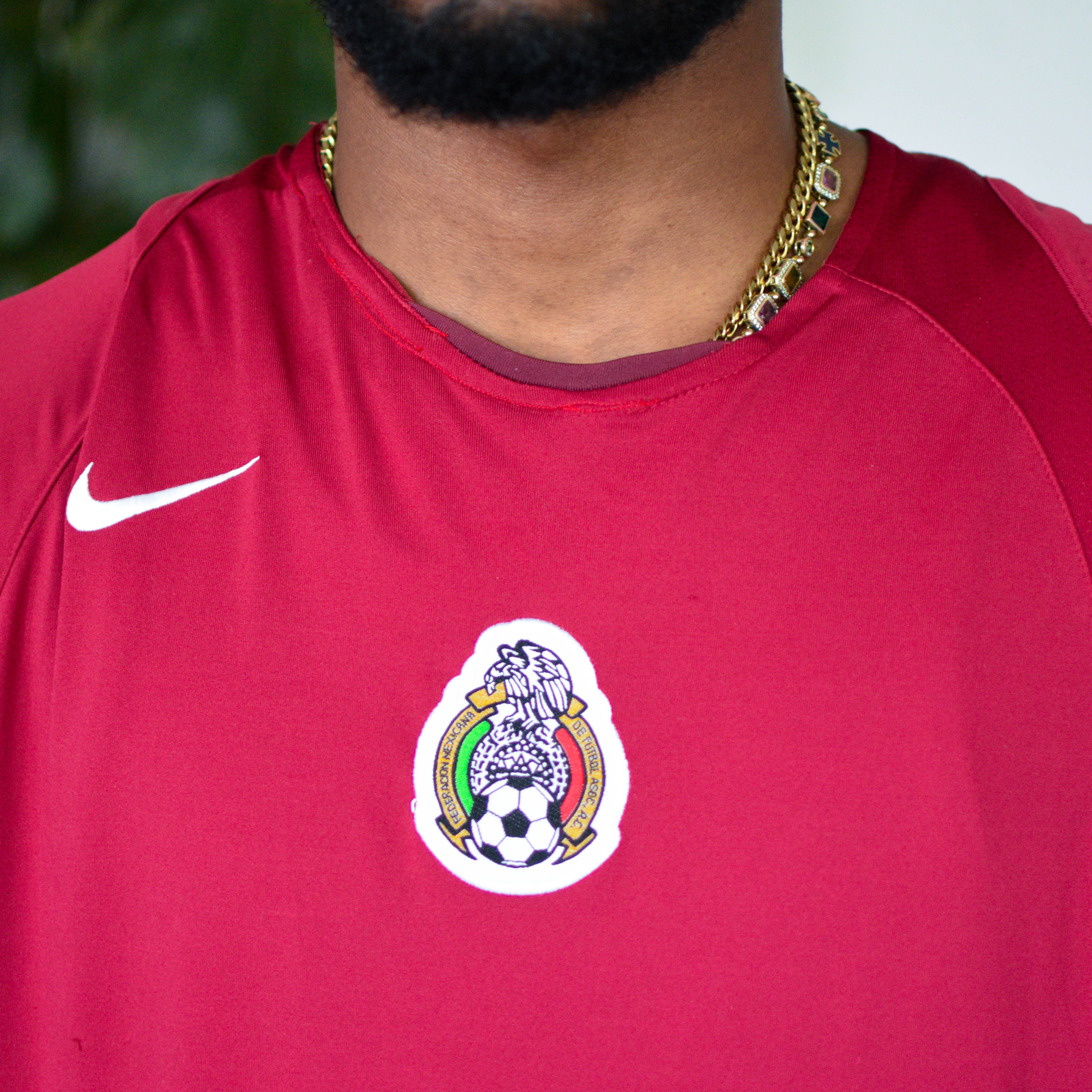 Vintage Total 90 Mexico National Team Maroon Jersey