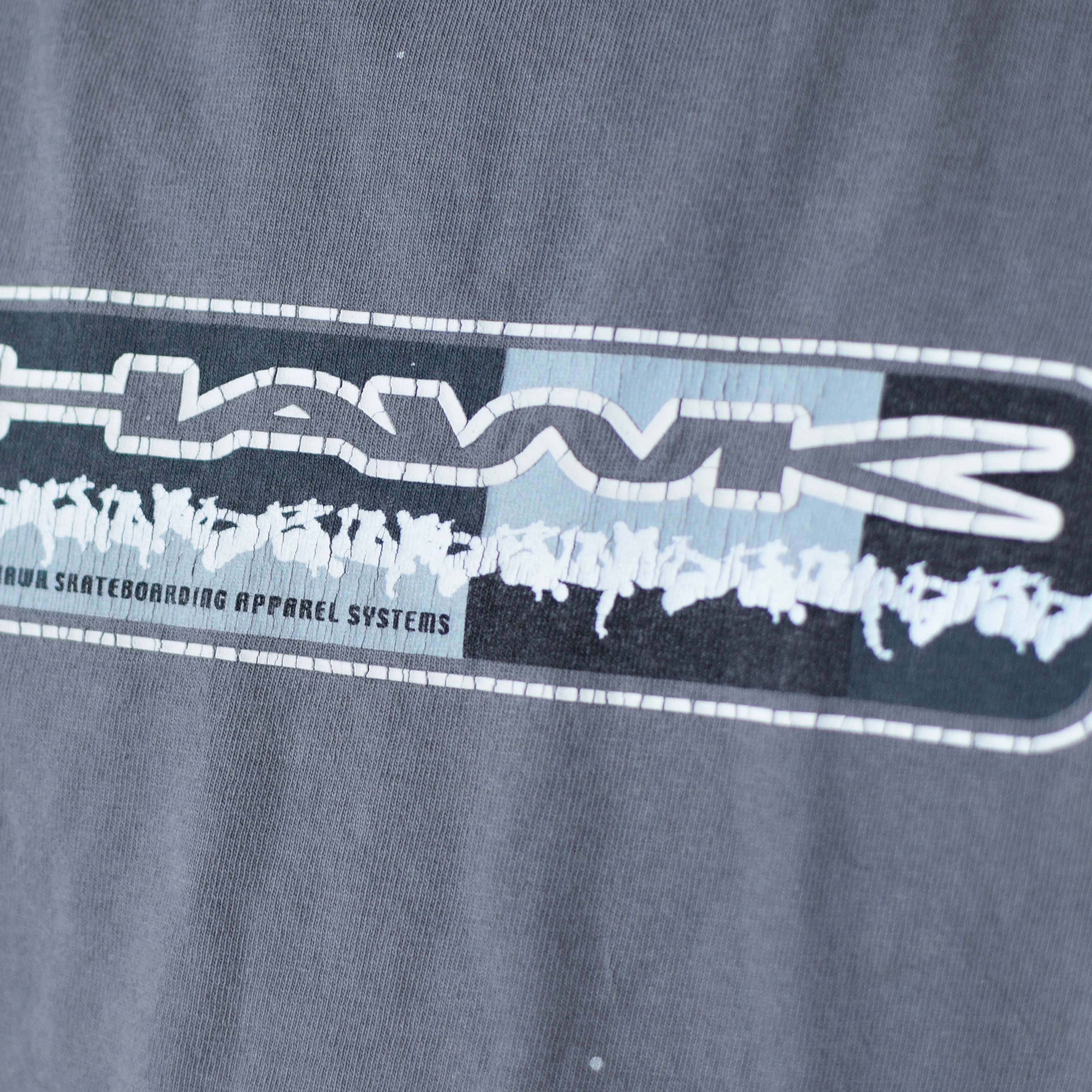 Vintage Y2K Tony Hawk Gray Graphic T-Shirt