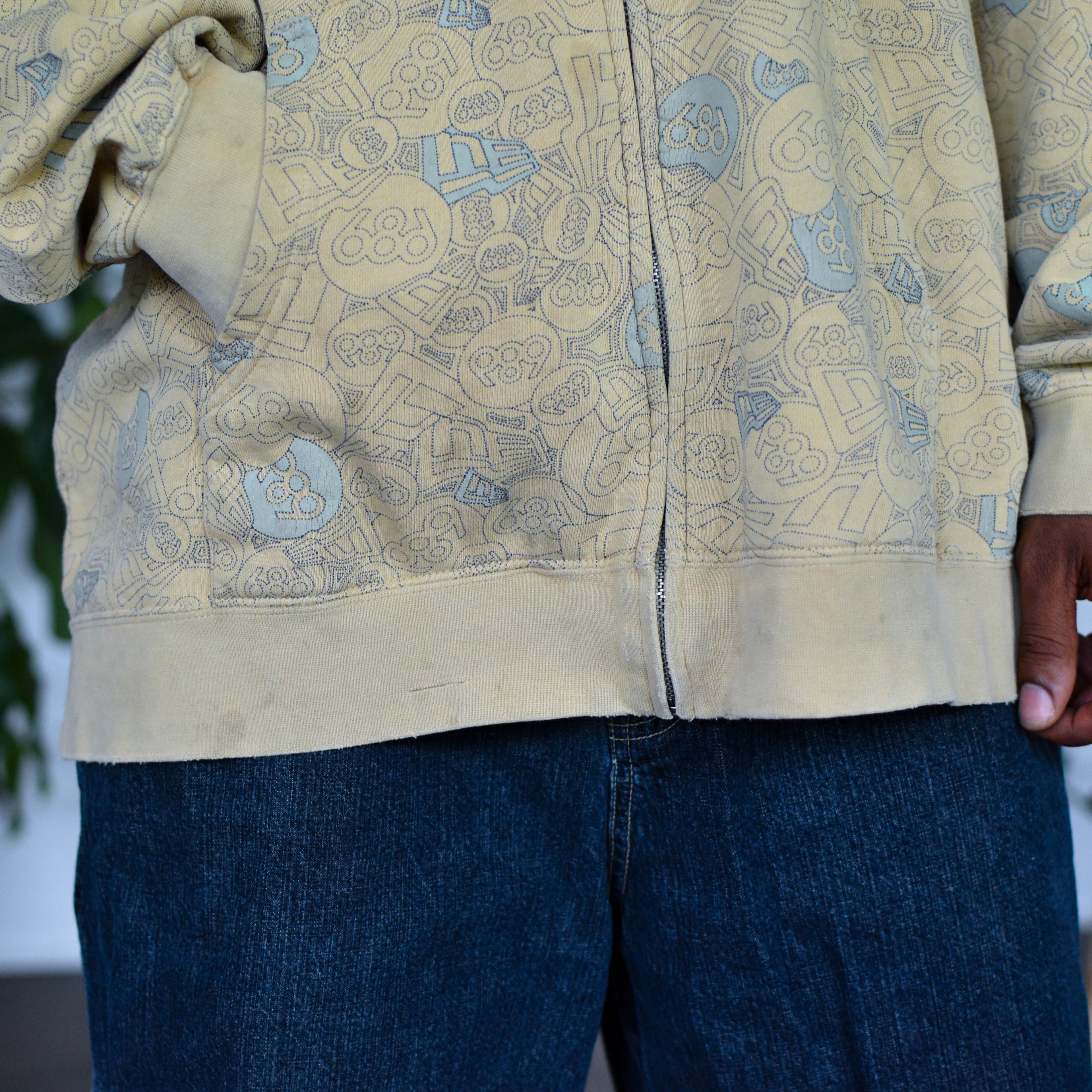 Vintage New Era All-Over-Print Hoodie