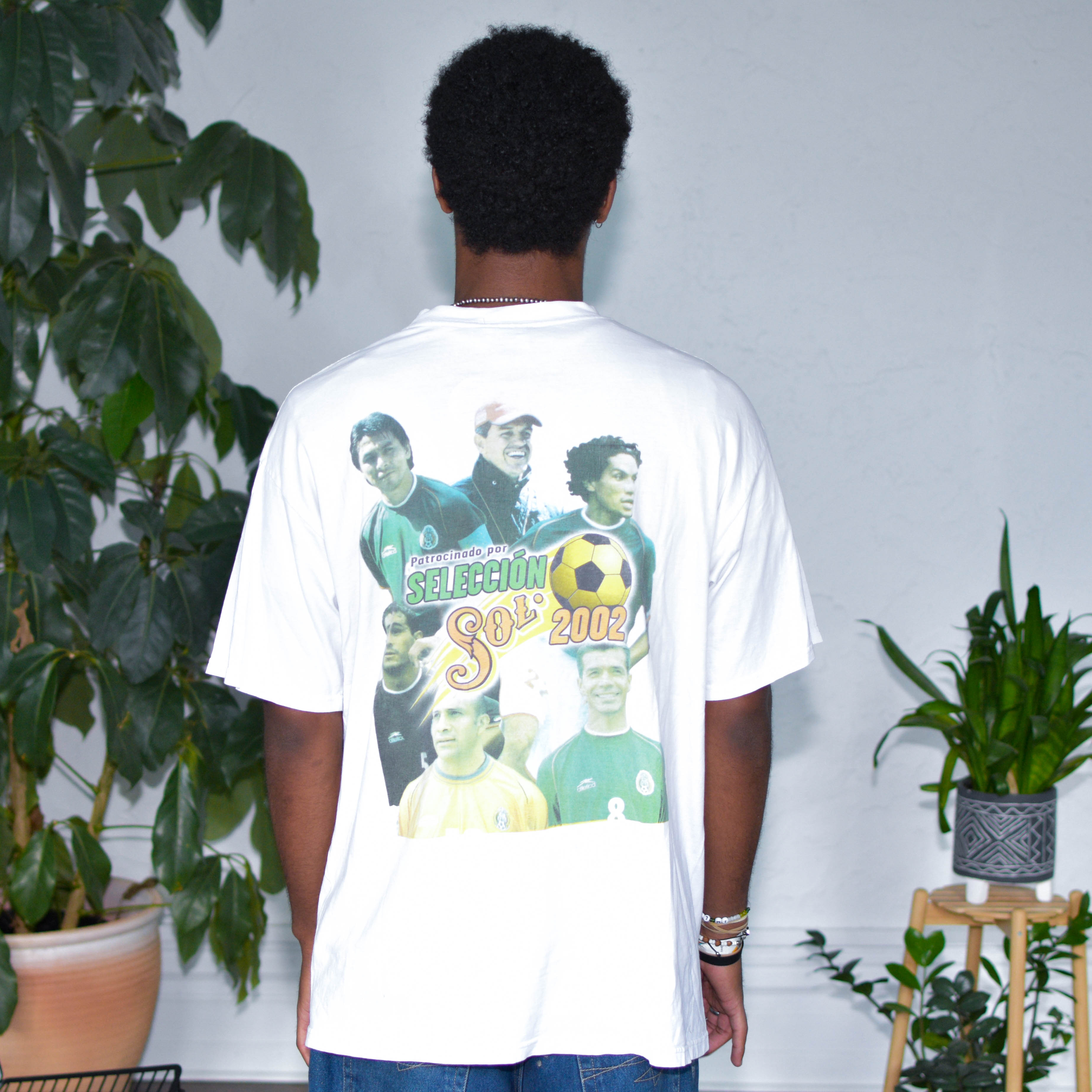 Vintage 2002 Mexico National Team Cerveza Sol Promo T-Shirt