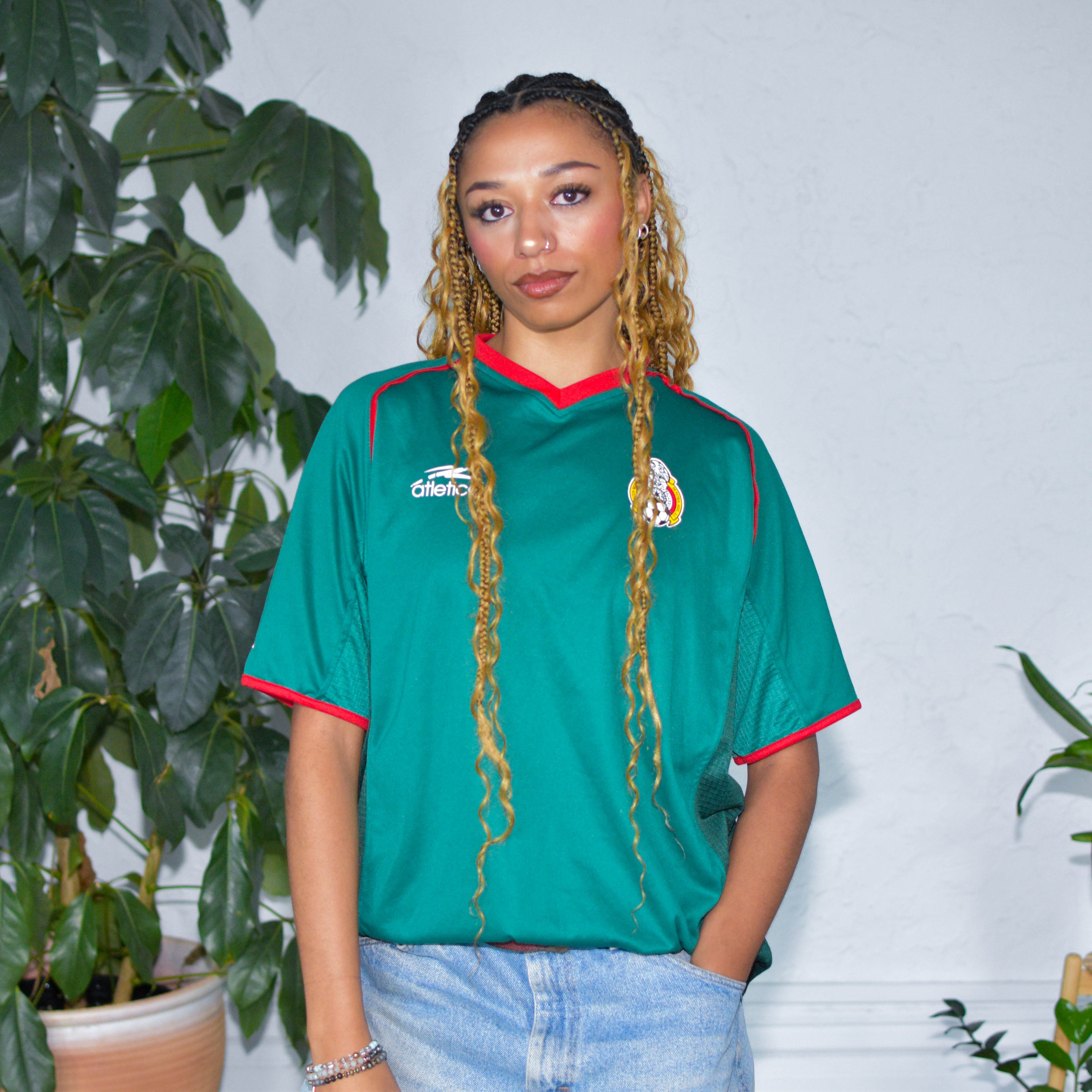 Vintage 2002 Mexico World Cup Atletica Jersey