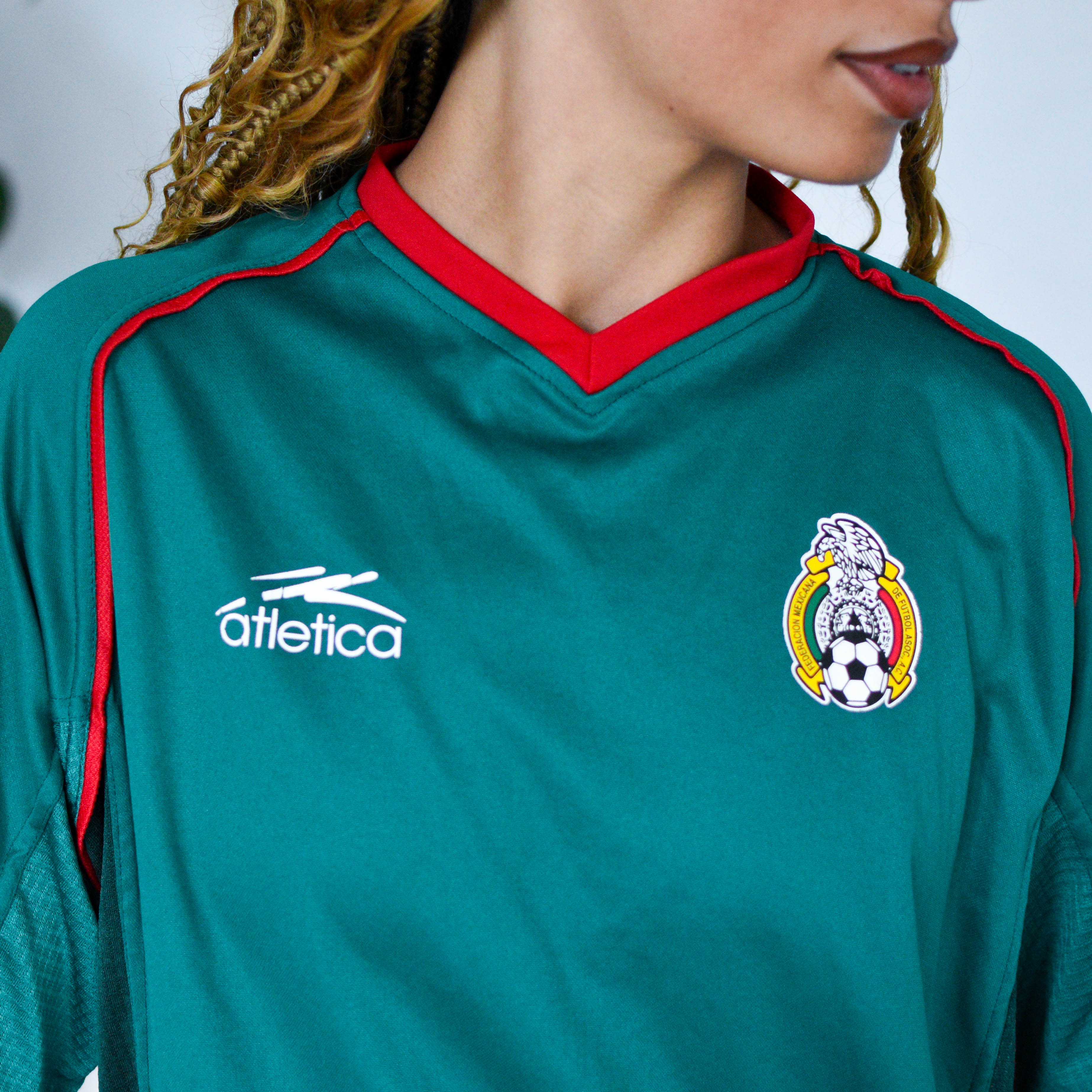 Vintage 2002 Mexico World Cup Atletica Jersey