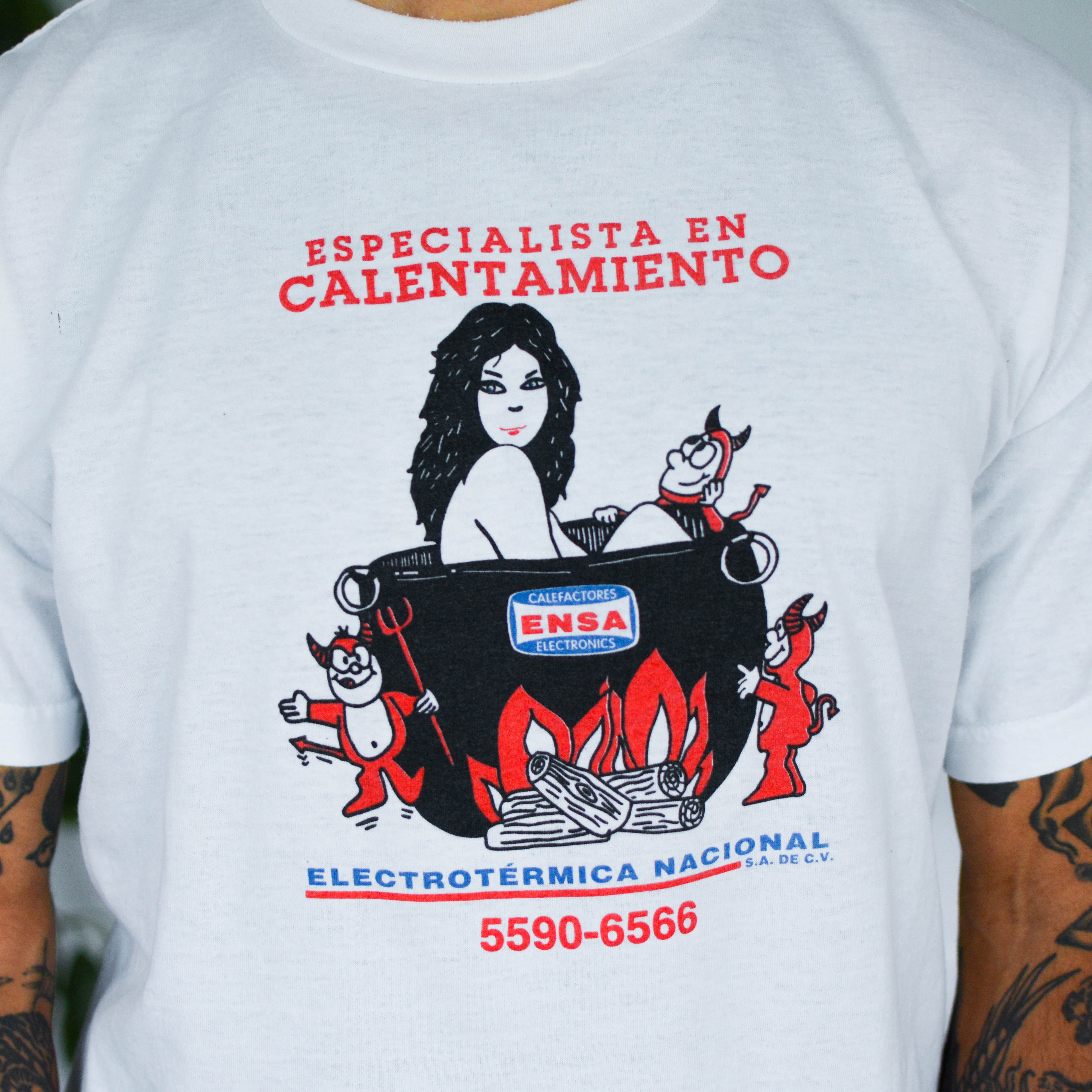 Vintage Mexican Heating Company - Electrotermica Nacional - Graphic T-Shirt