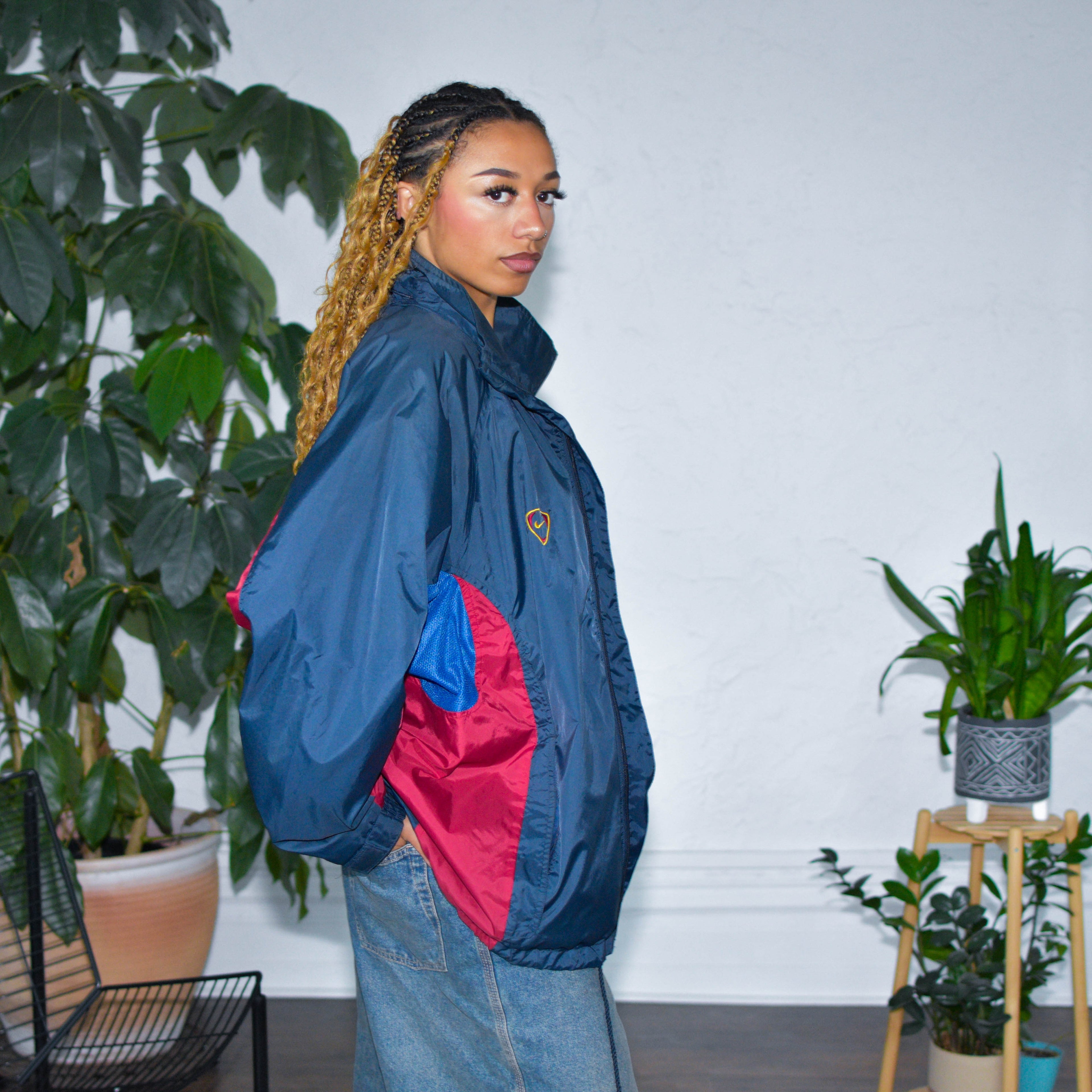 Vintage 2001 Barcelona FC x Nike Windbreaker