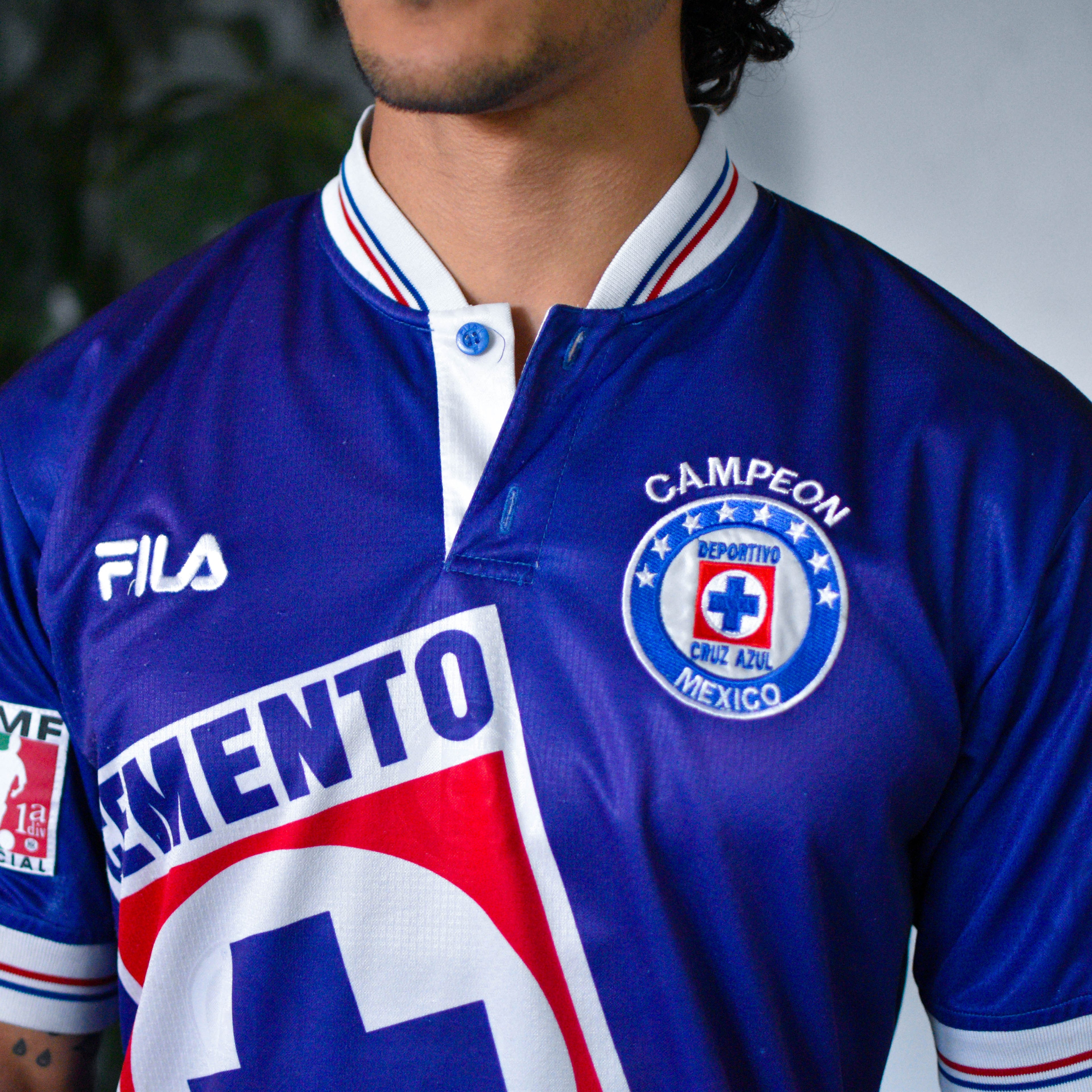 Vintage 1999 Cruz Azul Fila Home Jersey