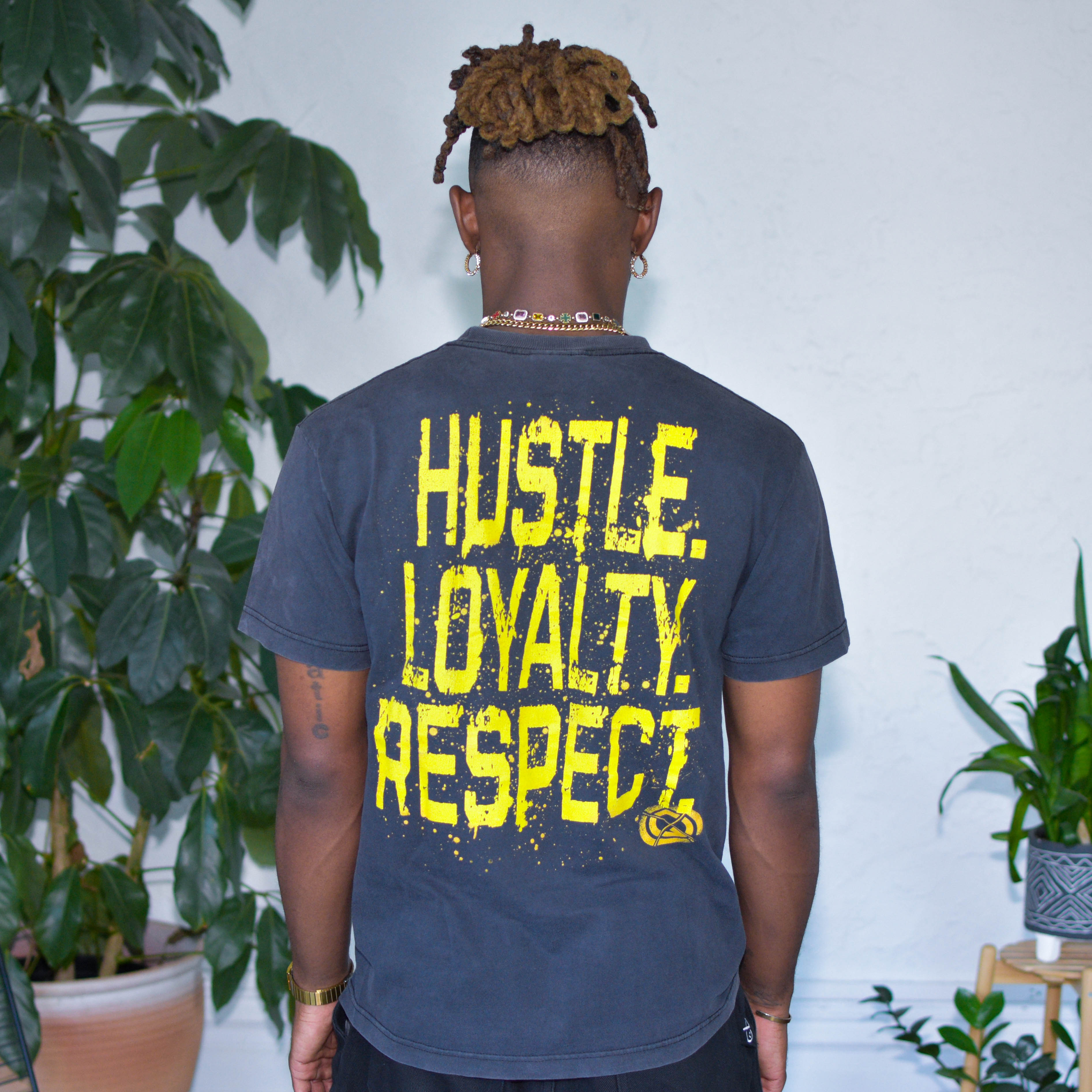 Vintage 2007 WWE John Cena "Hustle. Loyalty. Respect." Graphic T-Shirt