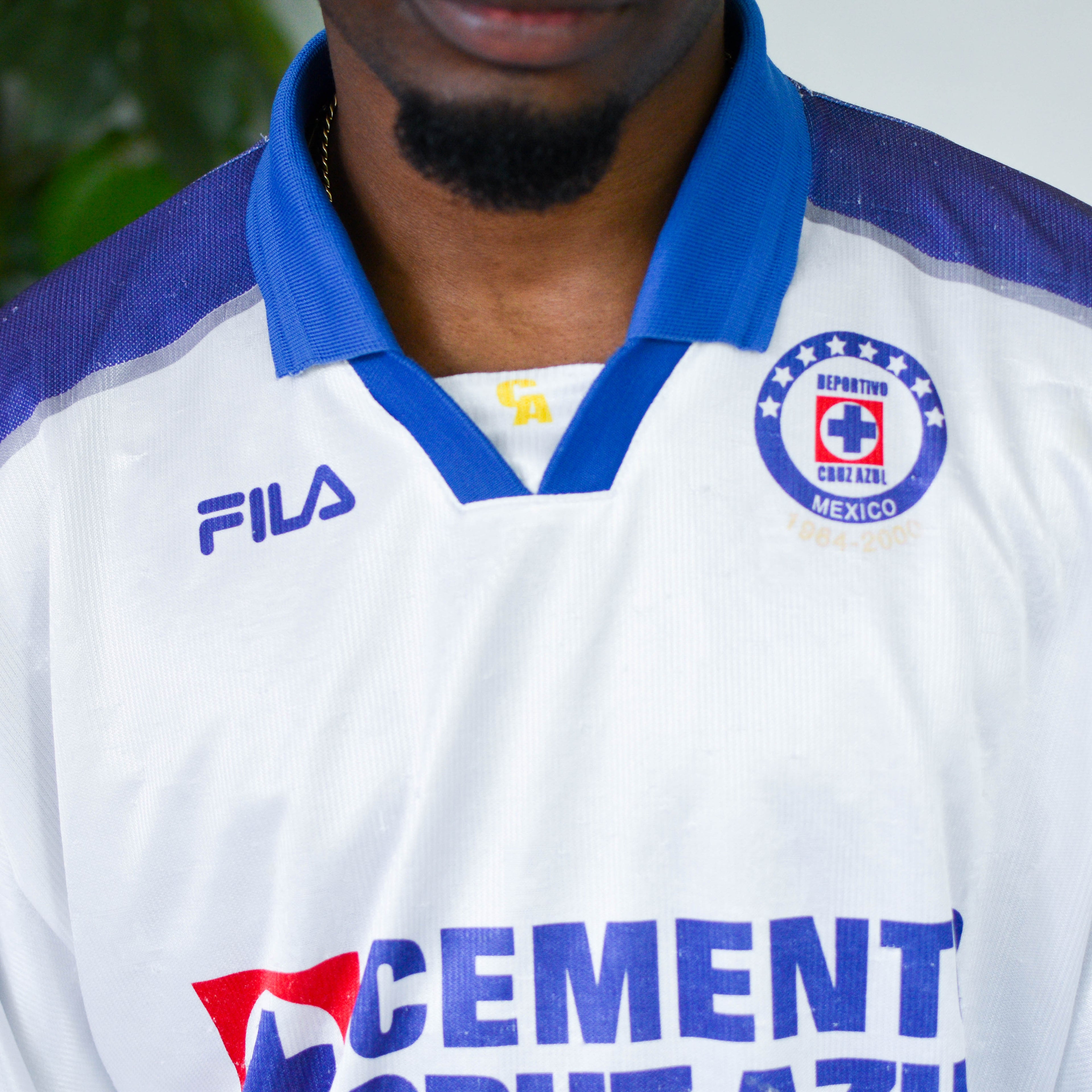 Vintage 2000 Cruz Azul Fila White Jersey