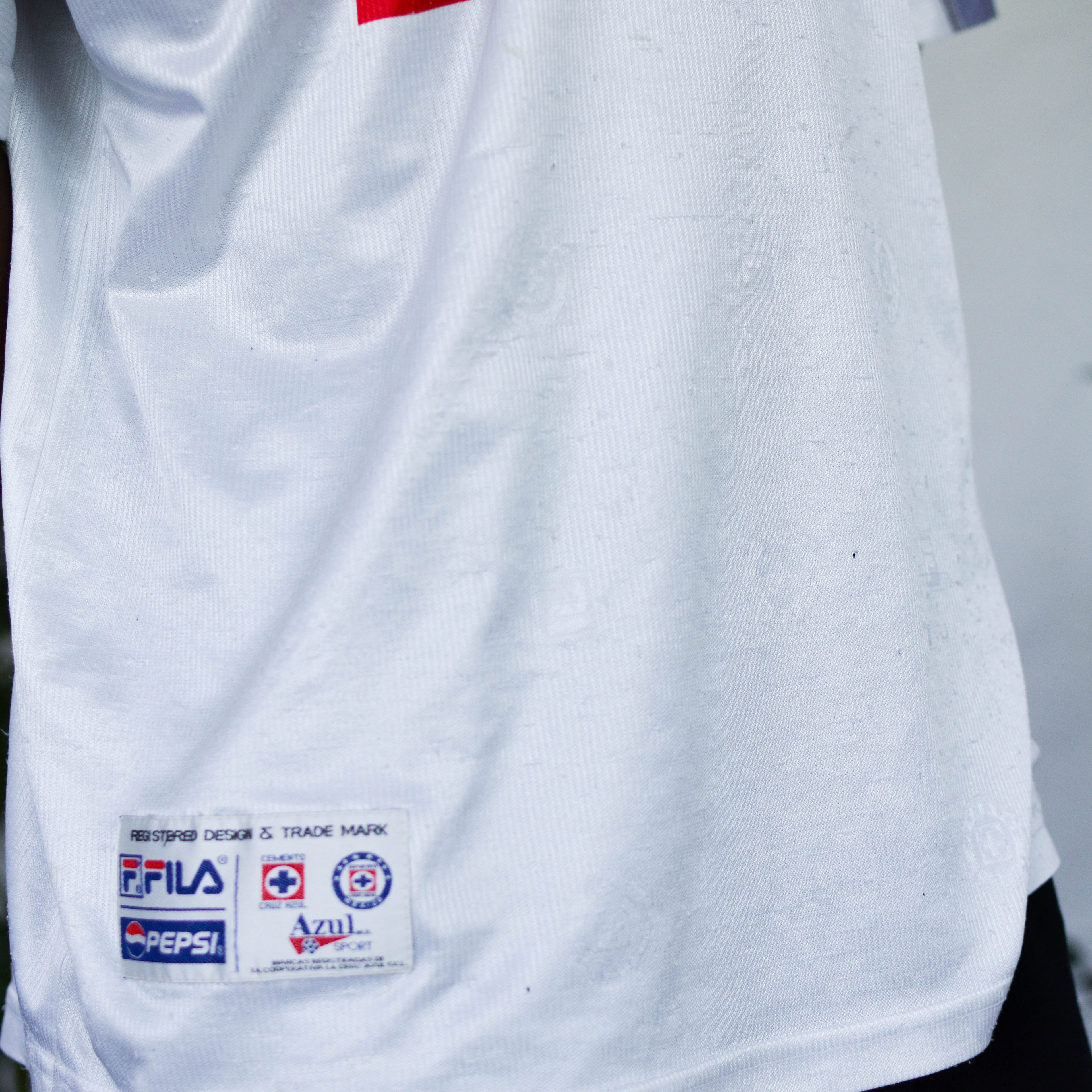 Vintage 2000 Cruz Azul Fila White Jersey